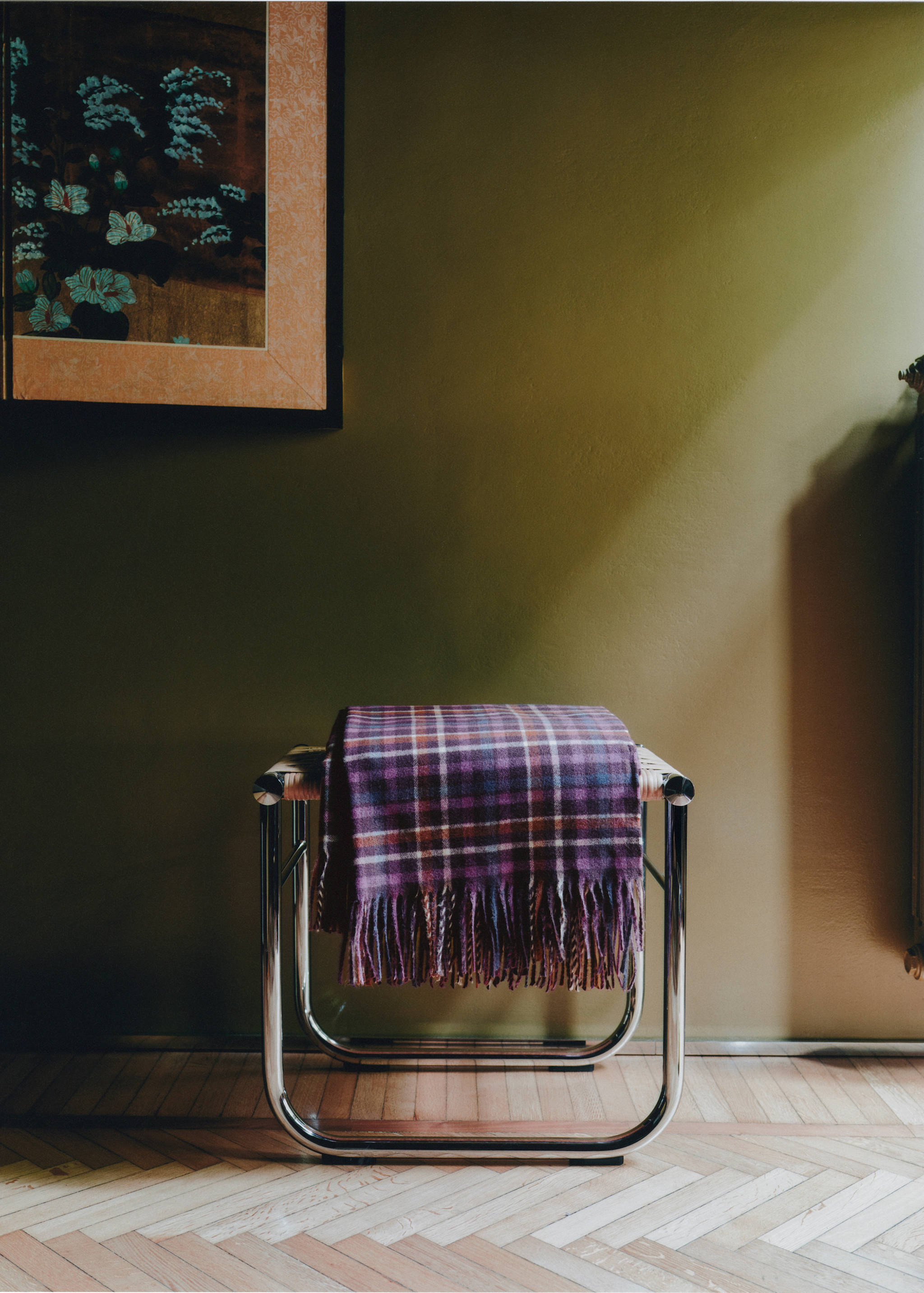 Manta com franjas axadrezada - Pormenor do artigo 6