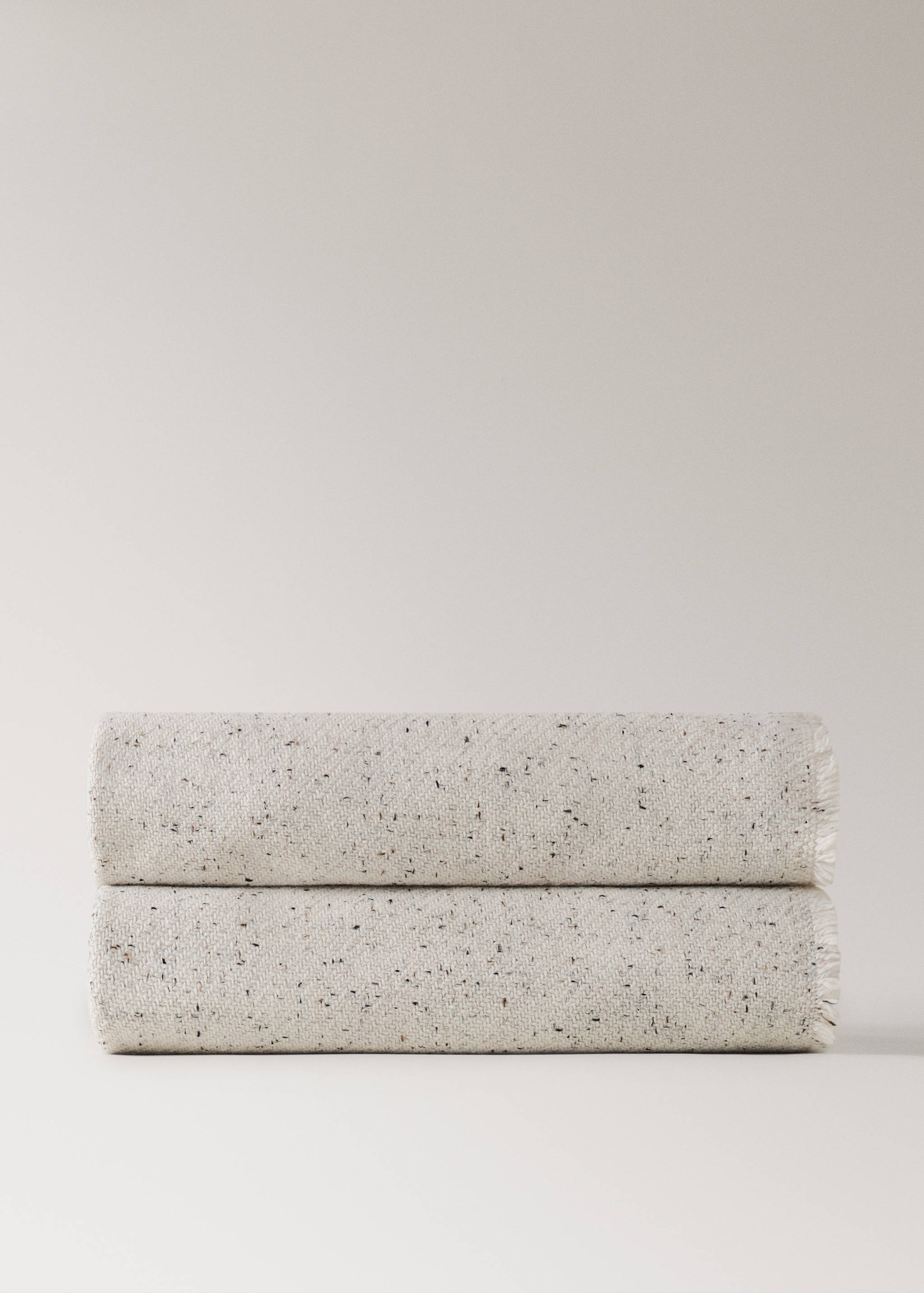 Couverture maille chinée - Article sans modèle