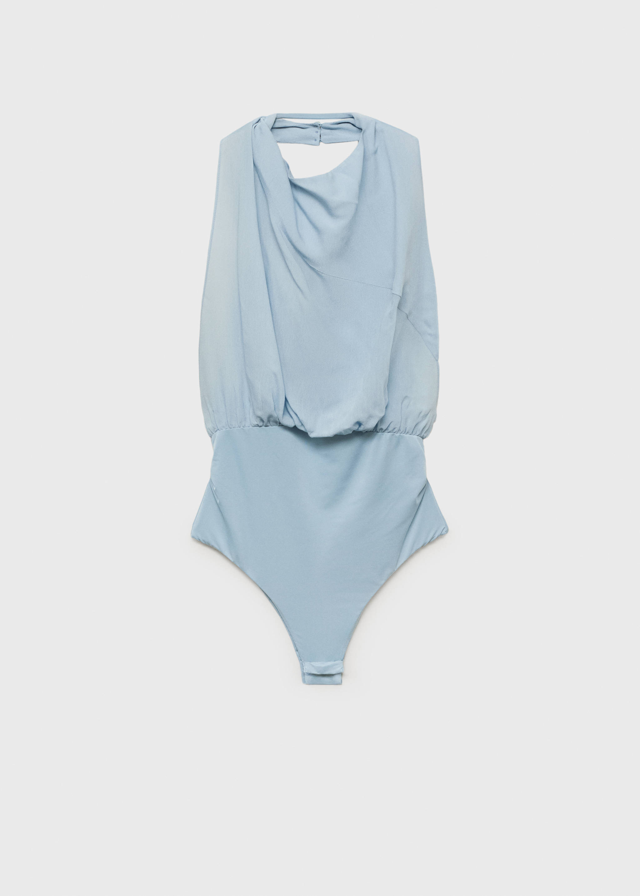 Puffed open-back bodysuit - Article without model