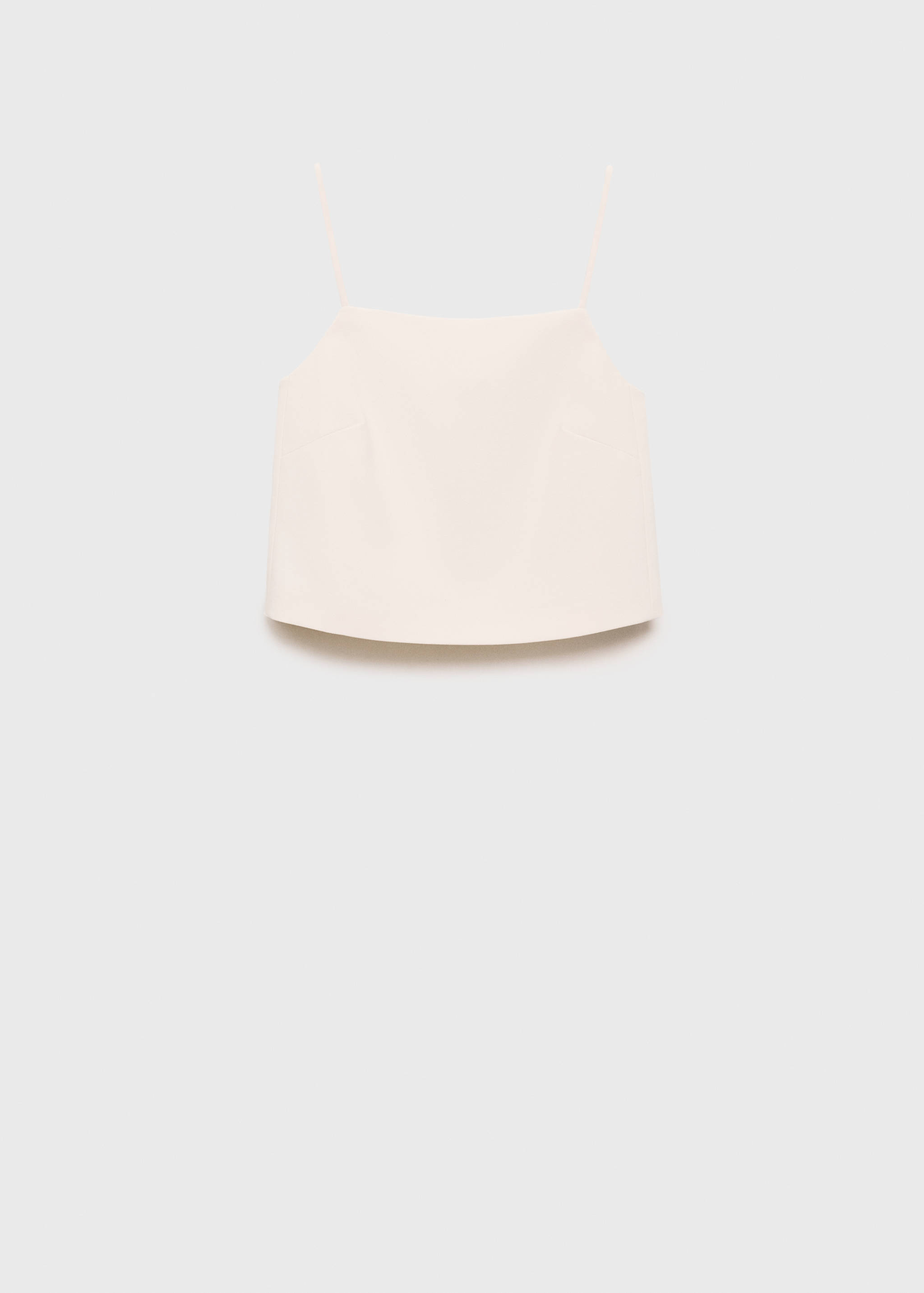 Buttoned crop top - Article without model