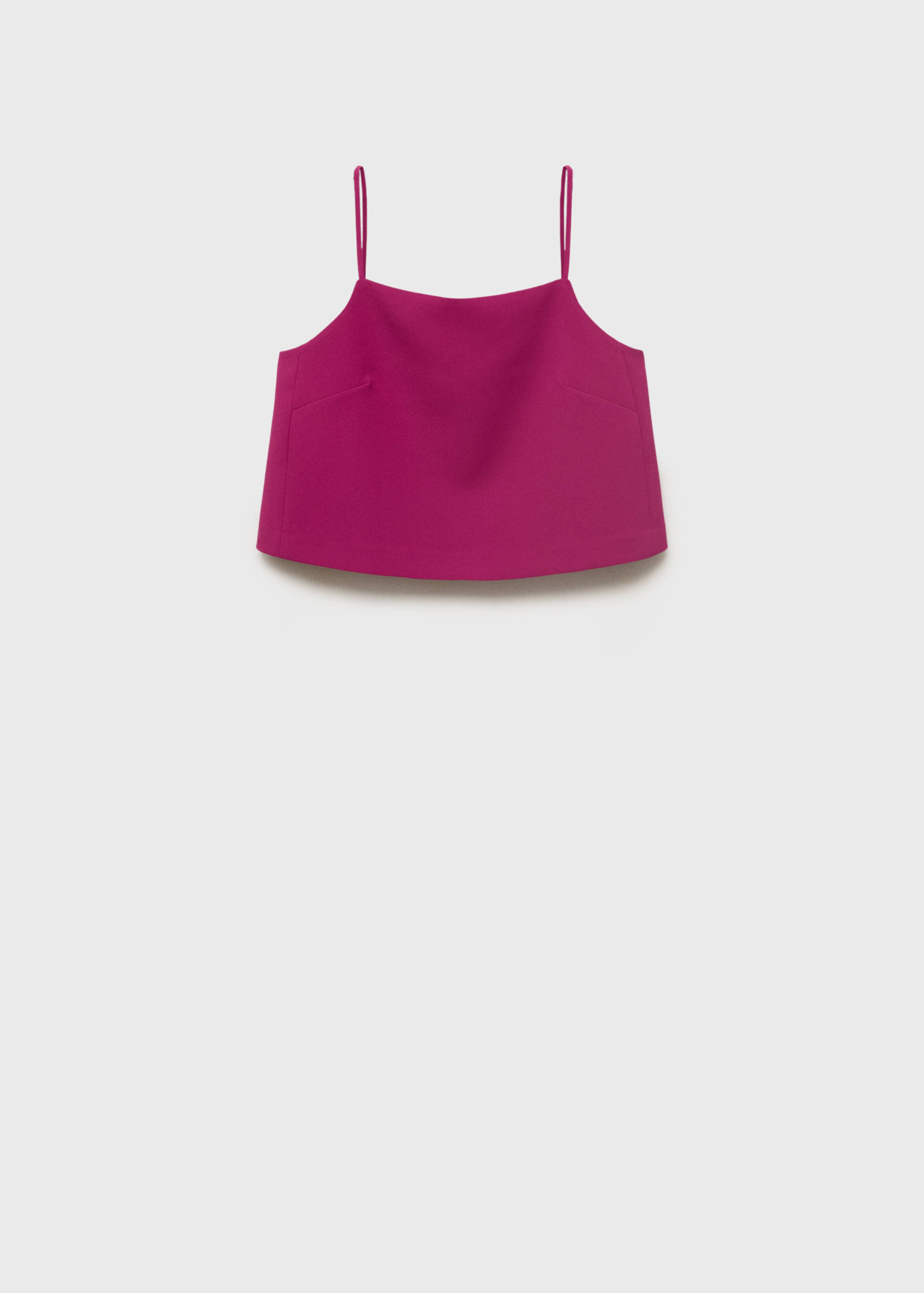 Buttoned crop top - Article without model