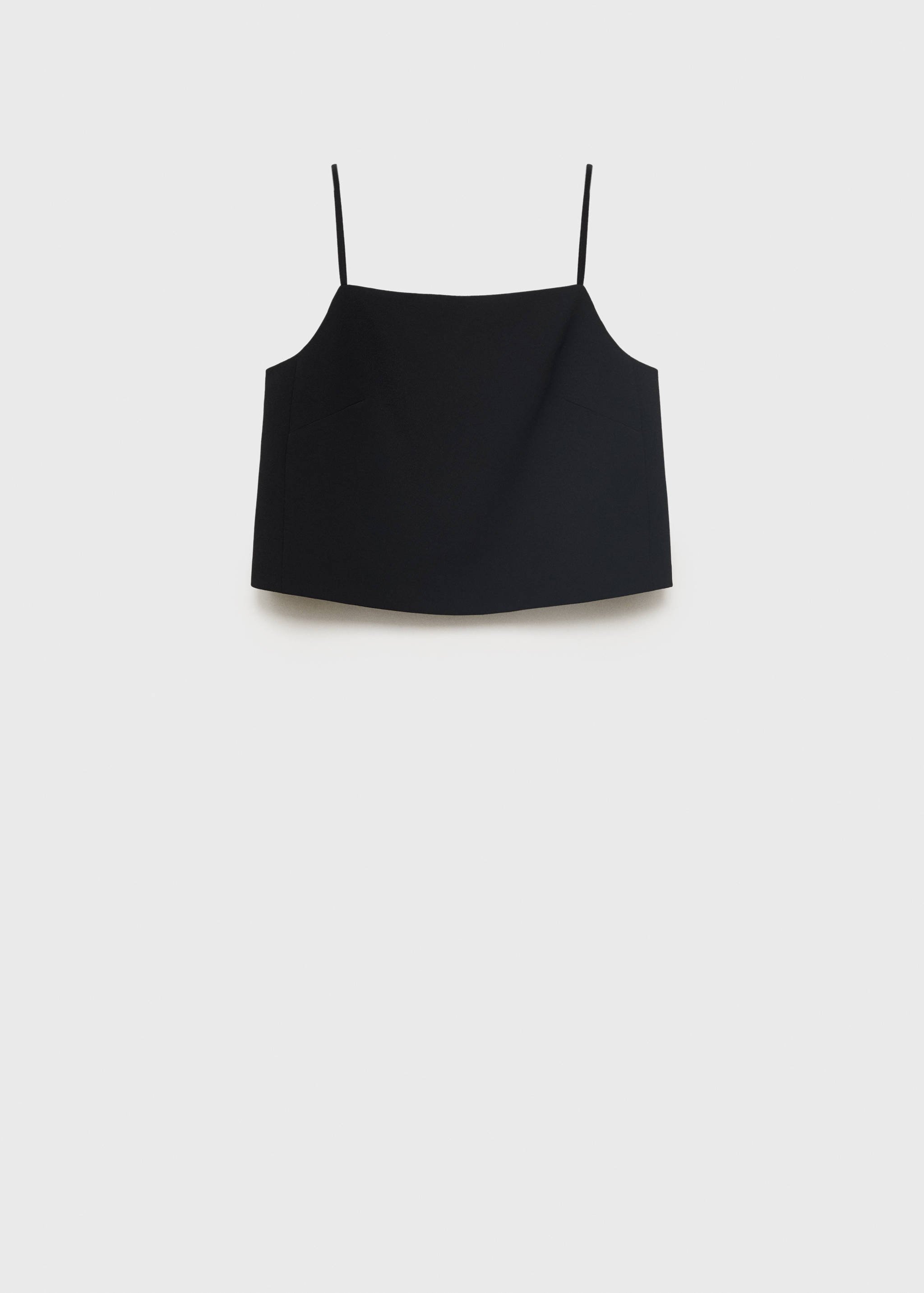 Buttoned crop top - Article without model