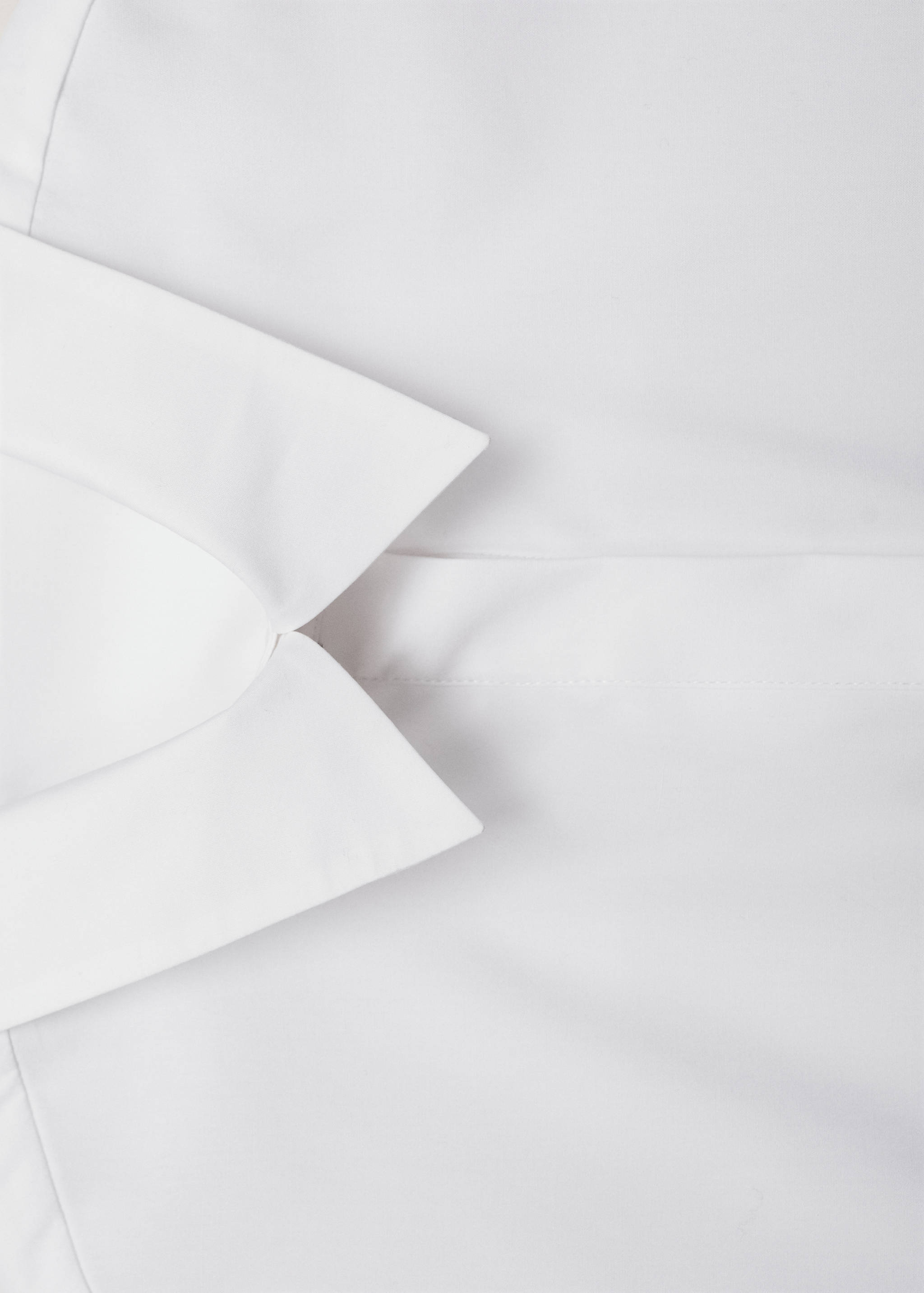 Cropped cotton shirt - Details of the article 8