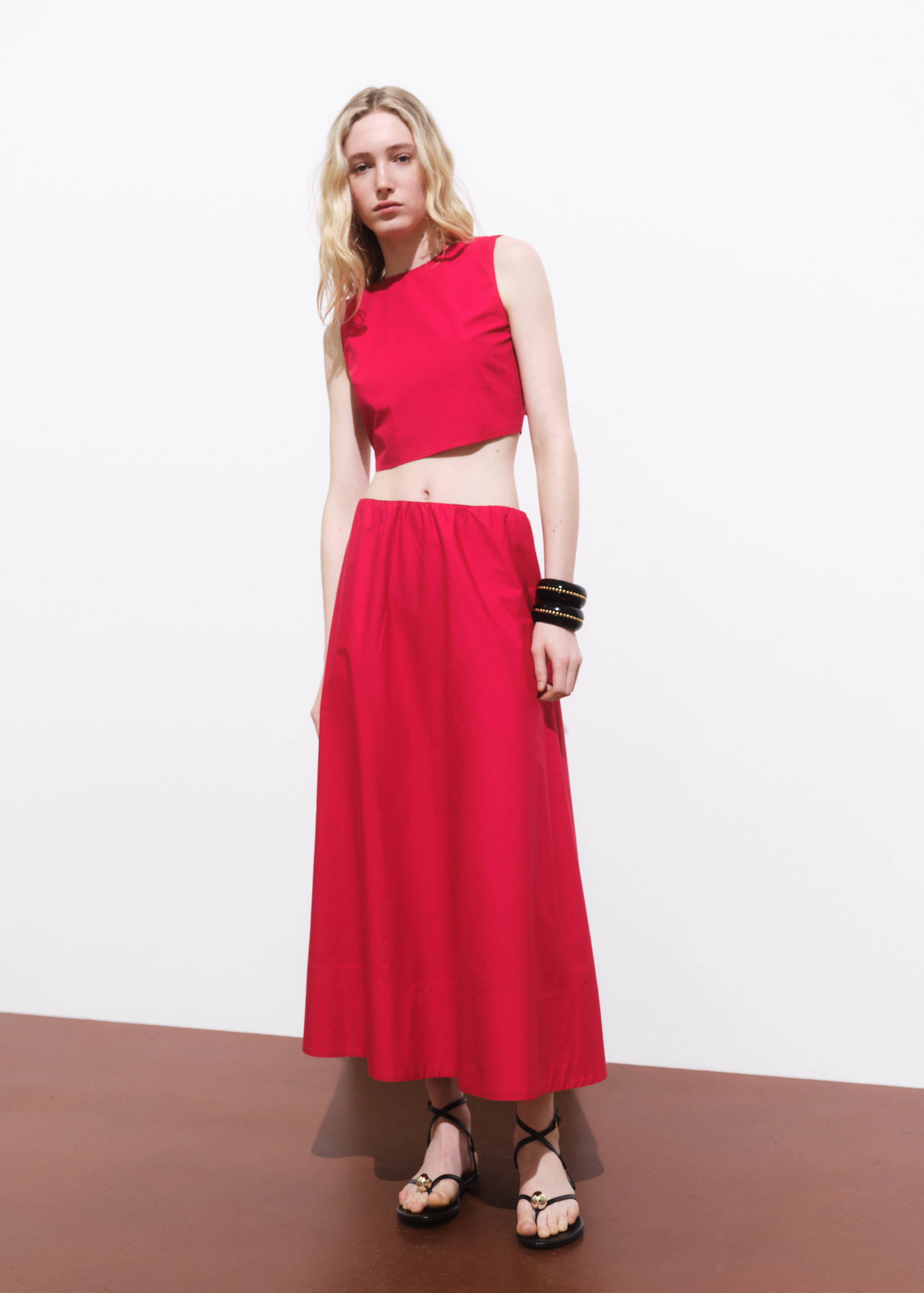 Crop top with bow on the back - General plane