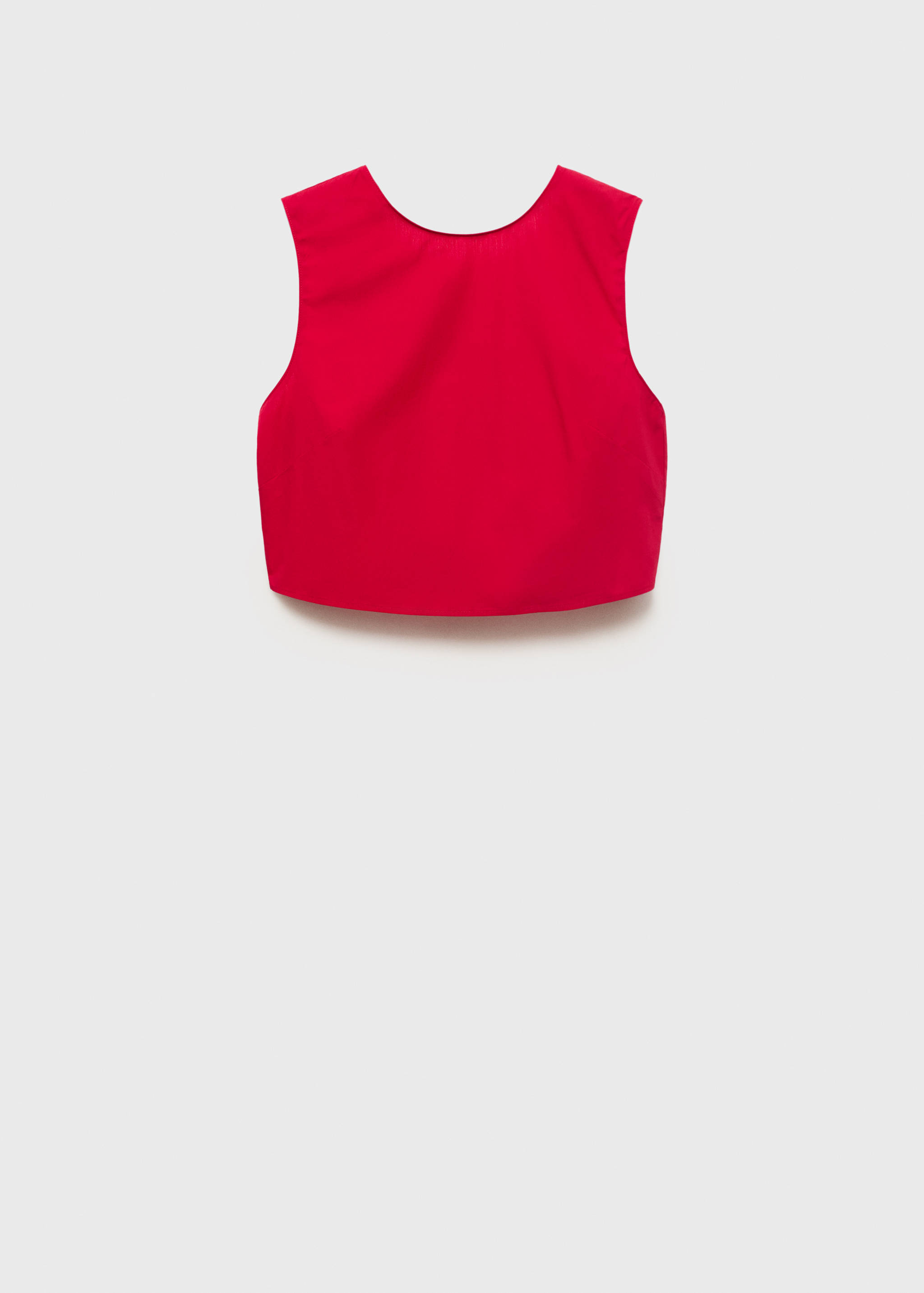 Crop top with bow on the back - Article without model