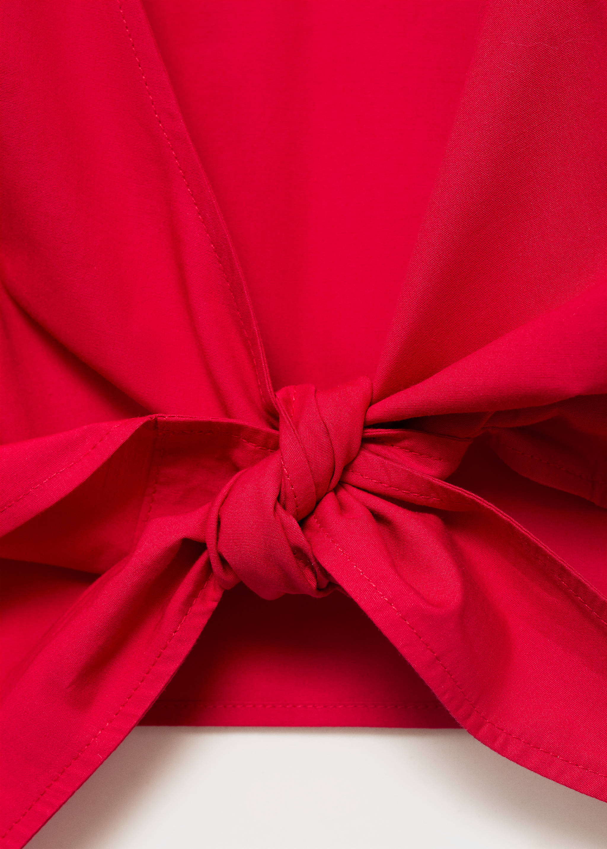 Crop top with bow on the back - Details of the article 8