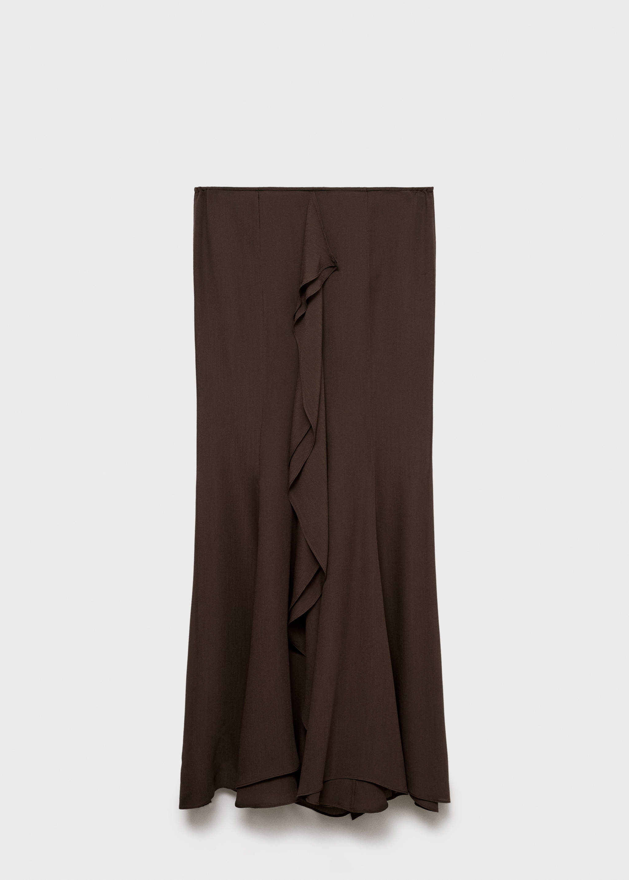 Maxi-skirt with ruffle detail - Article without model