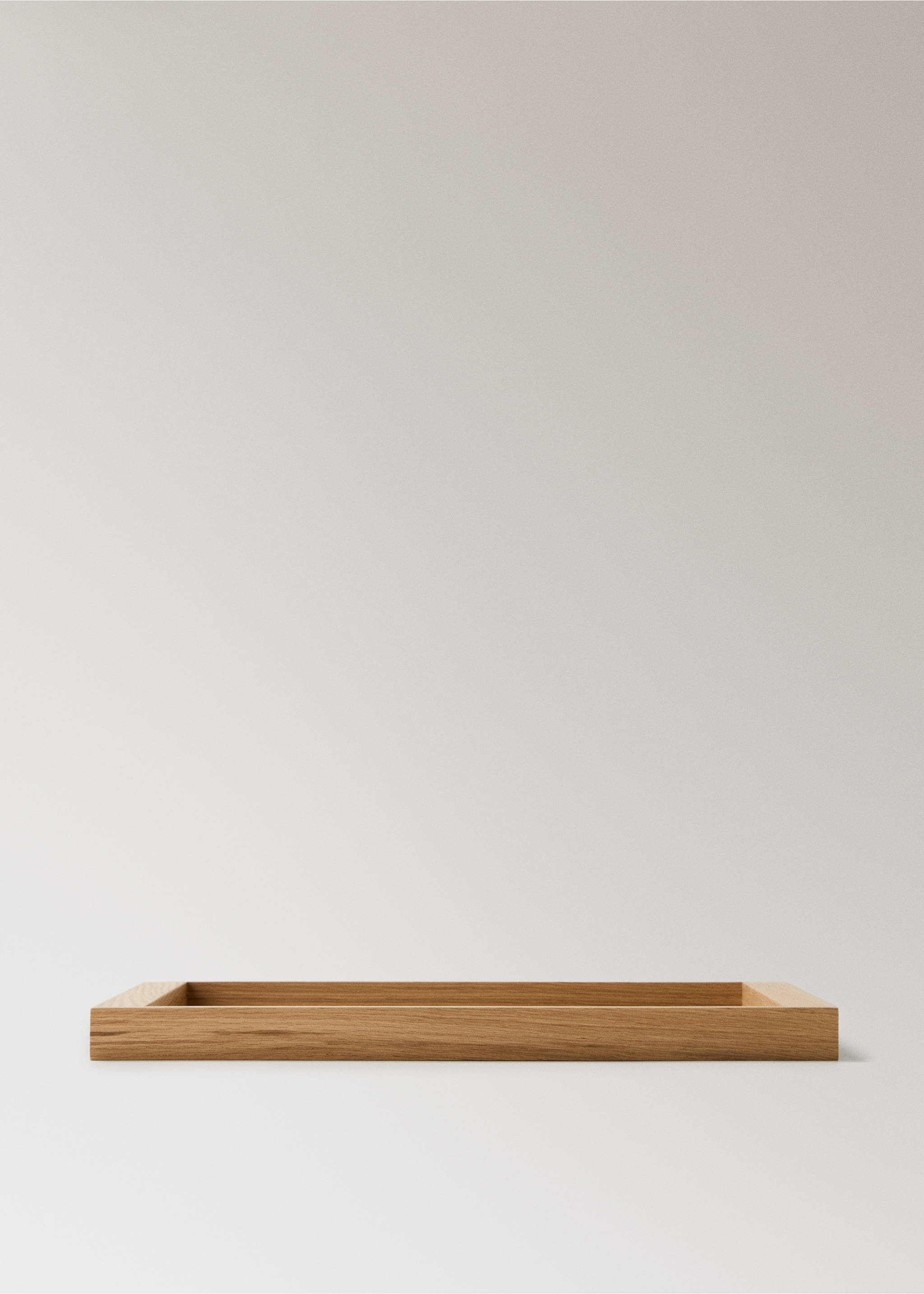 Large rectangular wooden tray - Article without model, Brown. Ref: 17041279-00.