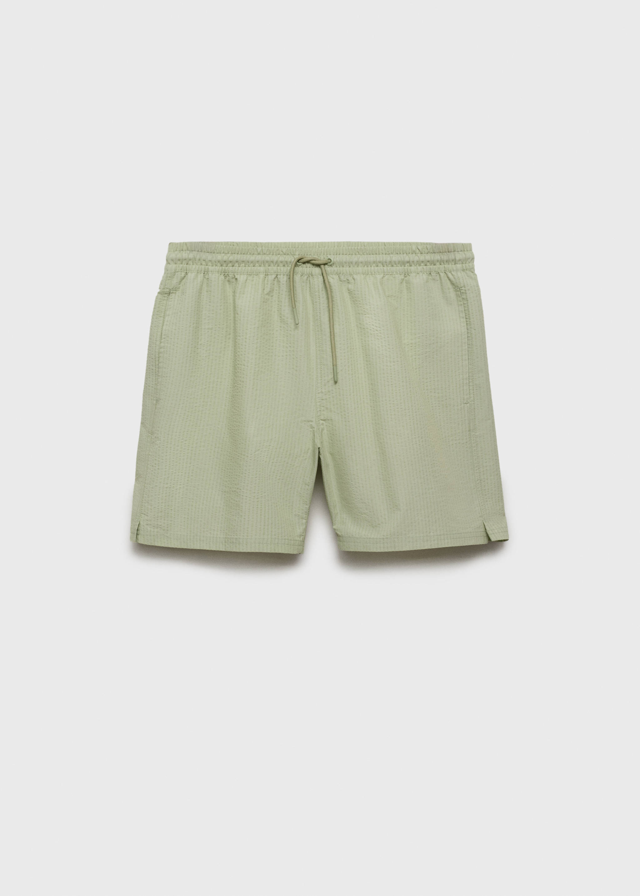 Seersucker swimming trunks - Article without model