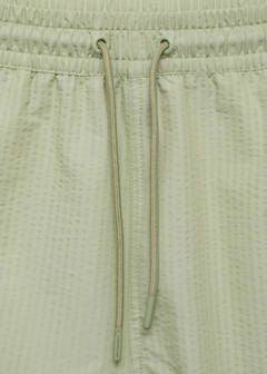 Seersucker swimming trunks — Pastel Green 10