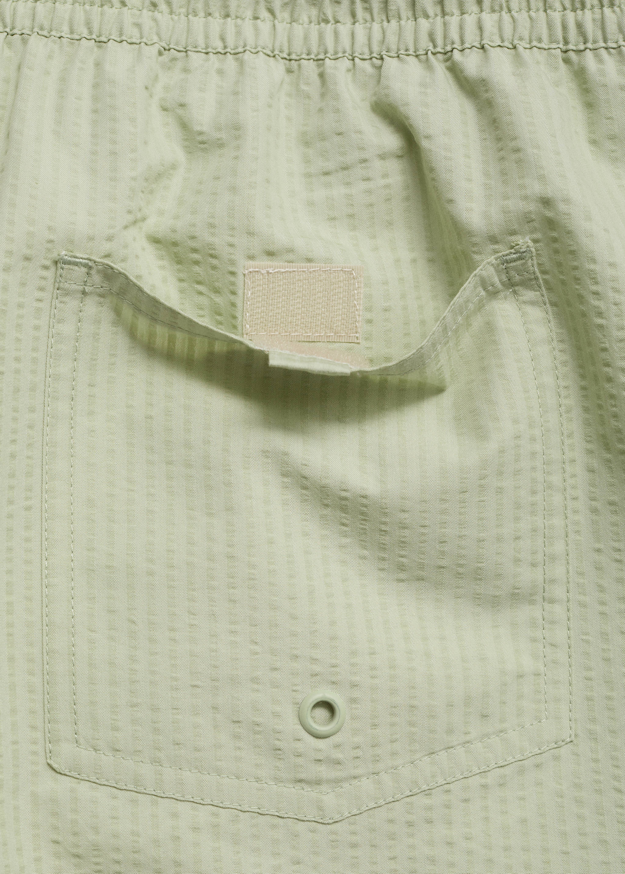 Seersucker swimming trunks - Details of the article 0