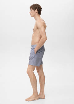 Seersucker swimming trunks — Dark Navy 5