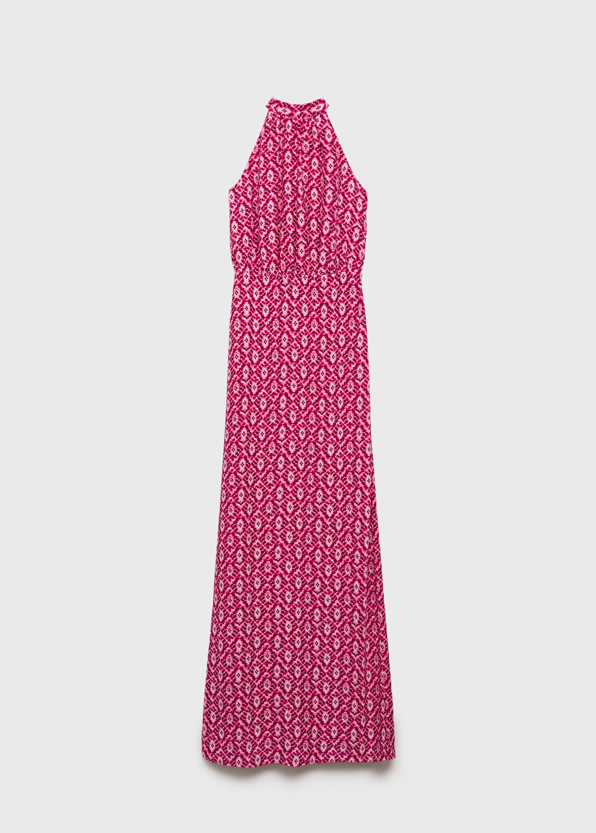 Halter-neck printed dress - Article without model