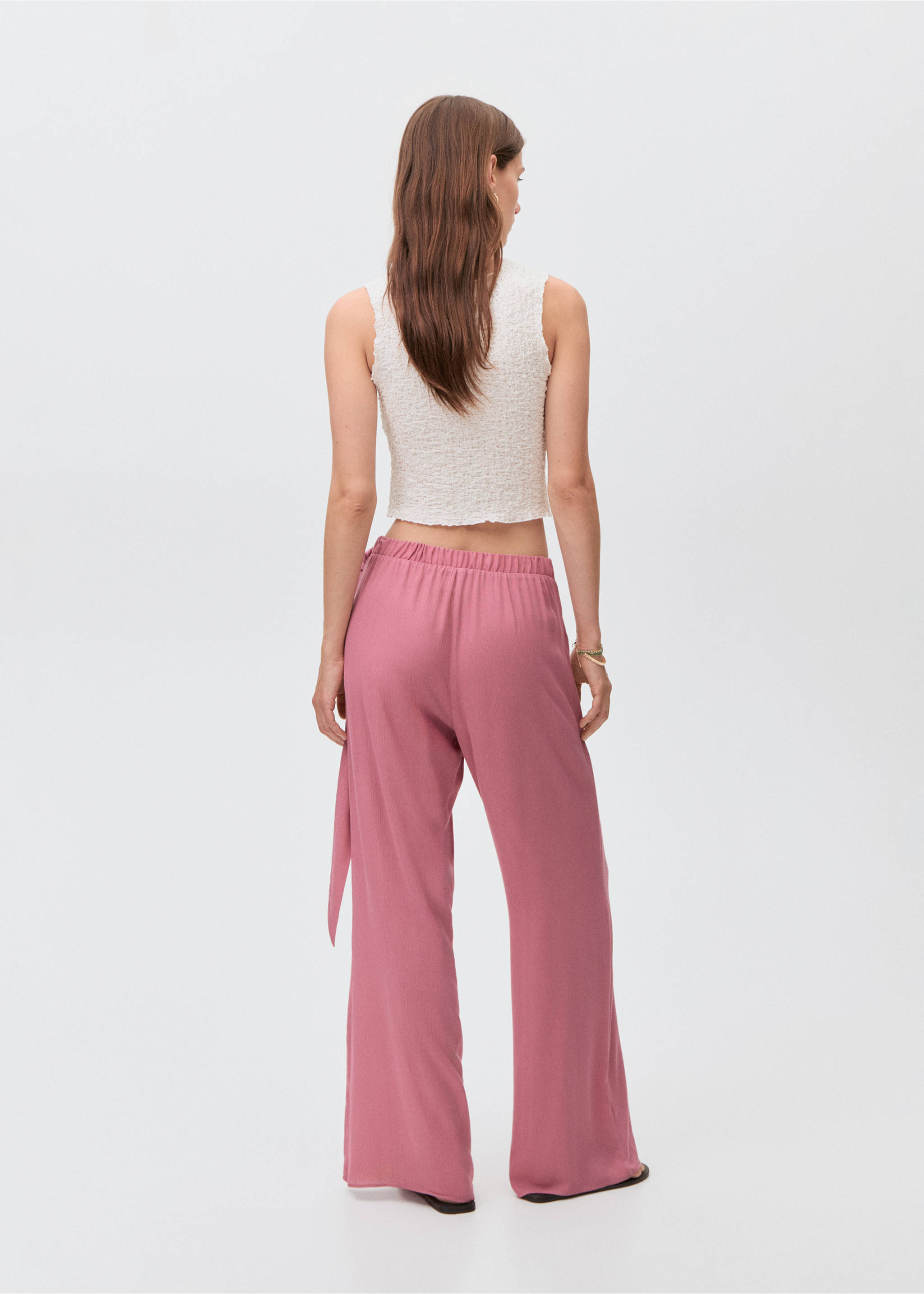 Pantalón pareo - Reverso del artículo, Rosa. Ref: 17041516-00.
