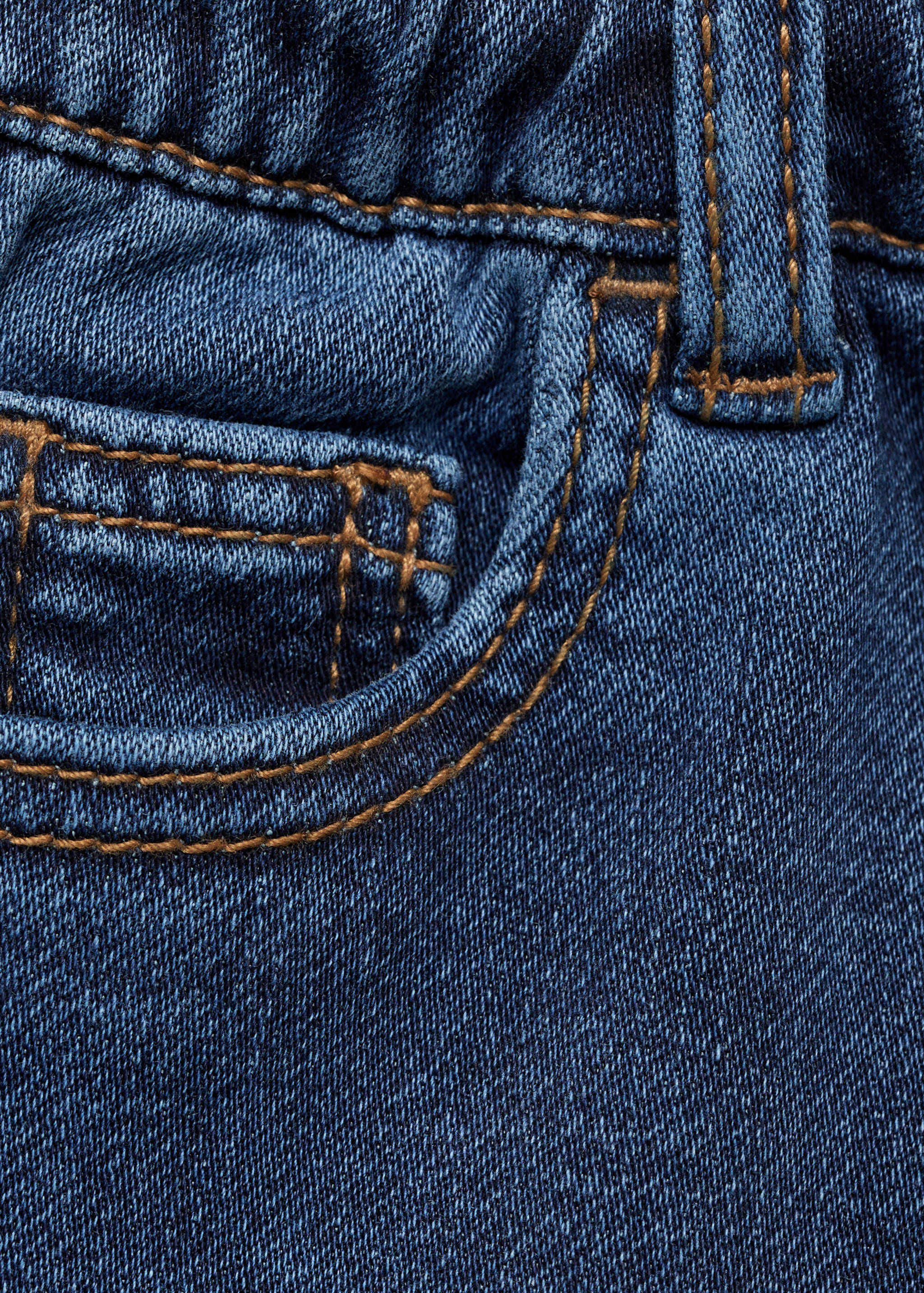 Straight jeans with drawstring - Details of the article 0