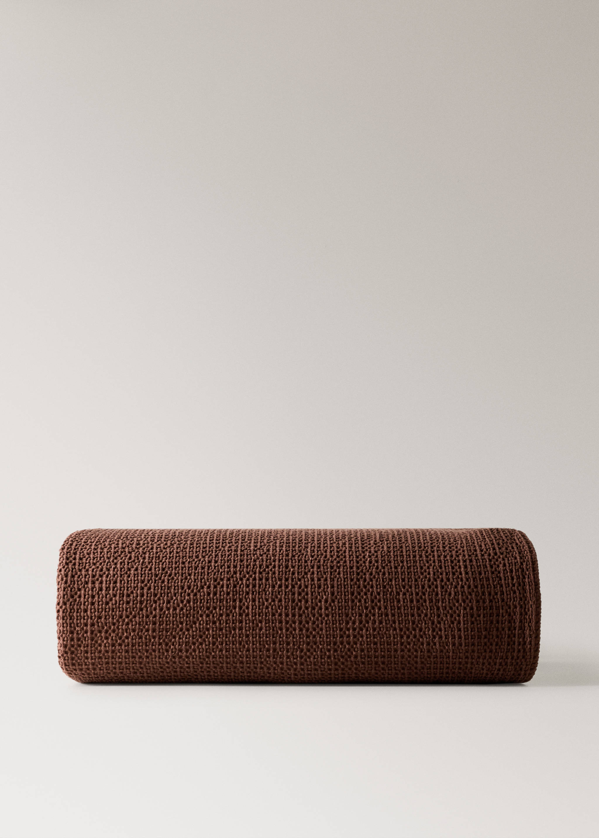 Cotton waffle garment-dyed bedspread for 180/200 cm bed - Article without model