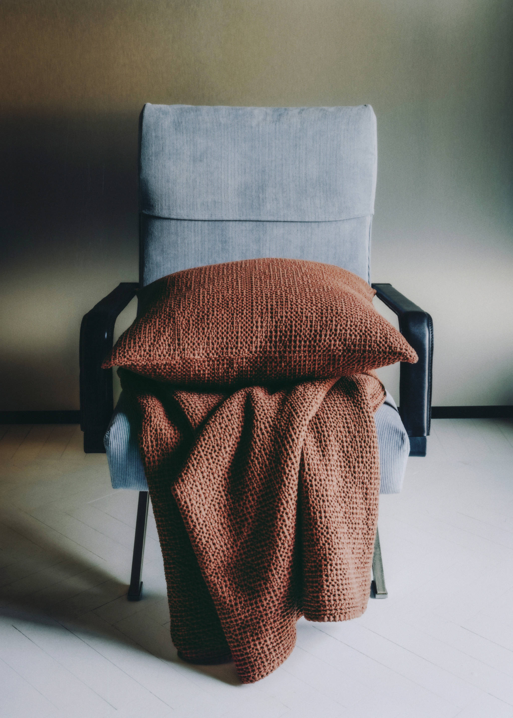 Cotton waffle garment-dyed bedspread for 180/200 cm bed - Details of the article 6