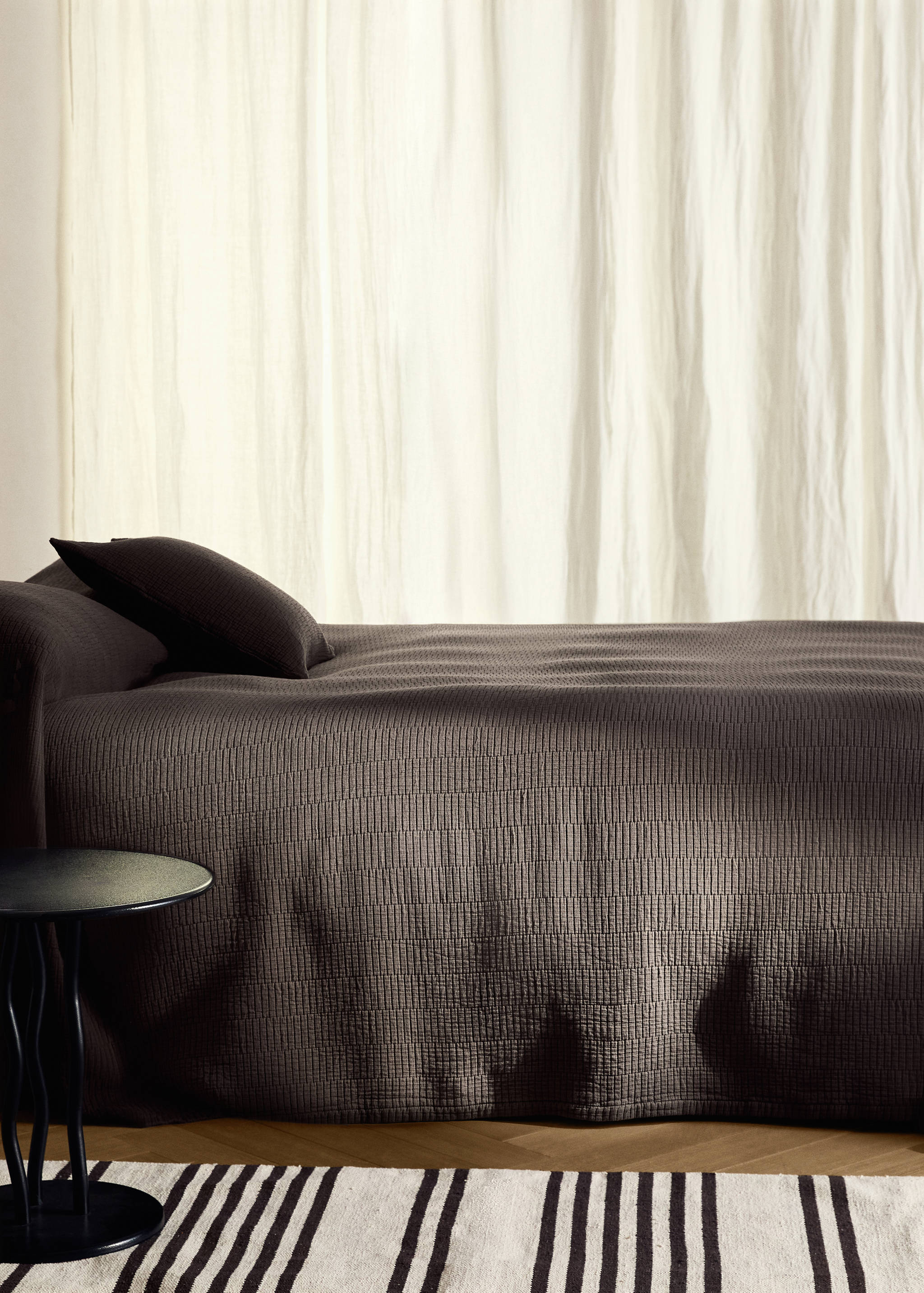 Garment-dyed Tagesdecke mit Säumen Bett 135/150 cm - Allgemeine Ansicht