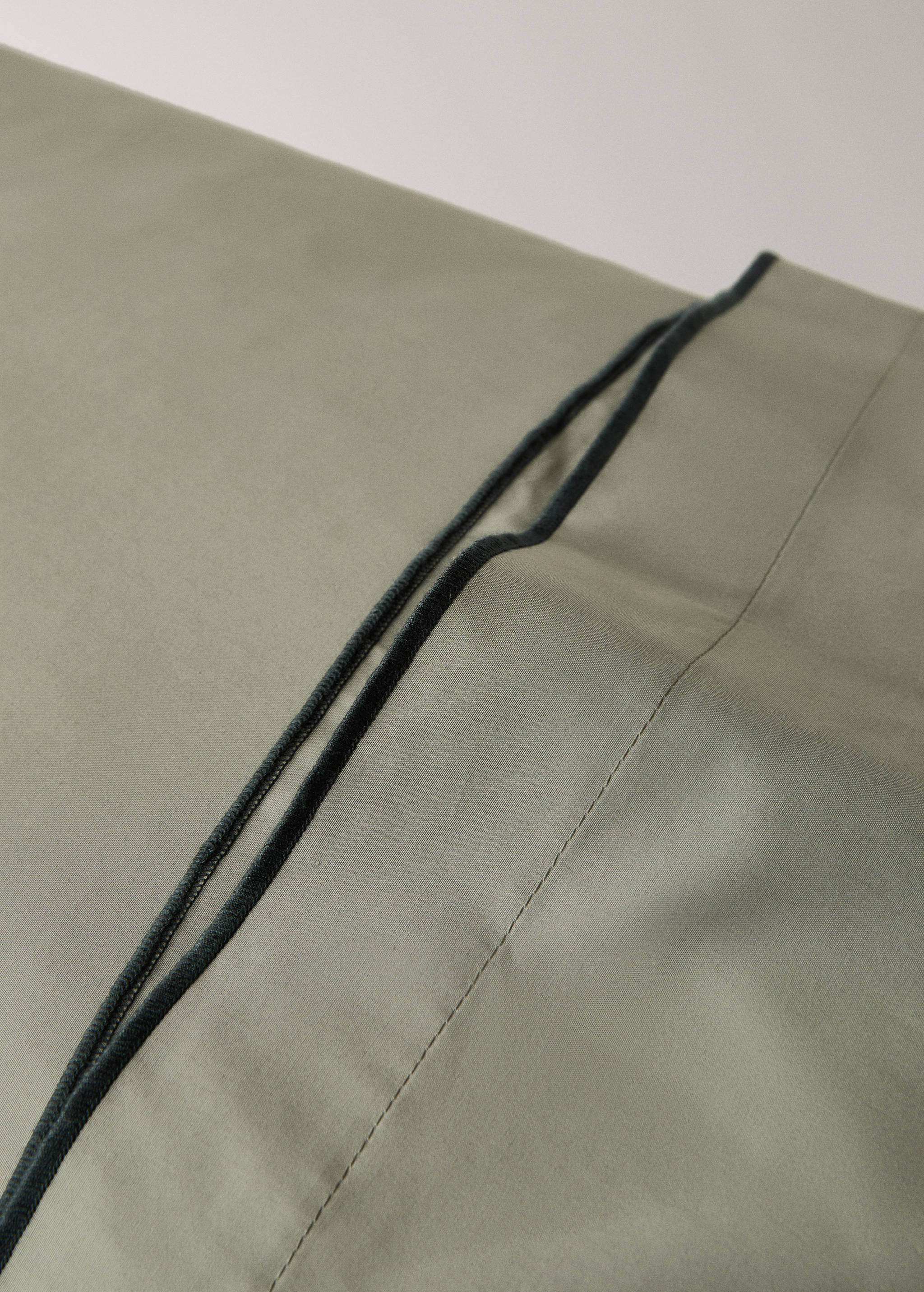 Funda almohada algodón percal overlock 45x110 cm - Detalle del artículo 2