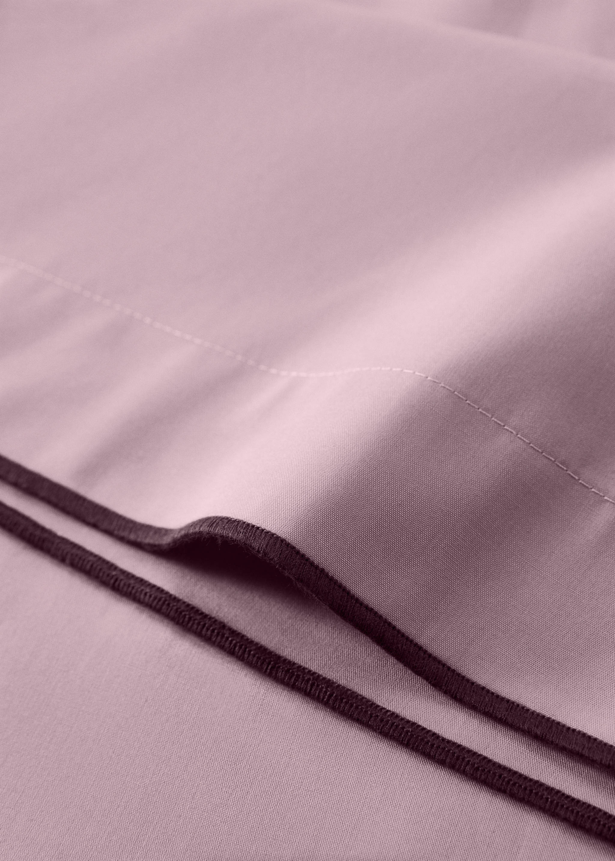 Funda almohada algodón percal overlock 45x110 cm - Detalle del artículo 2