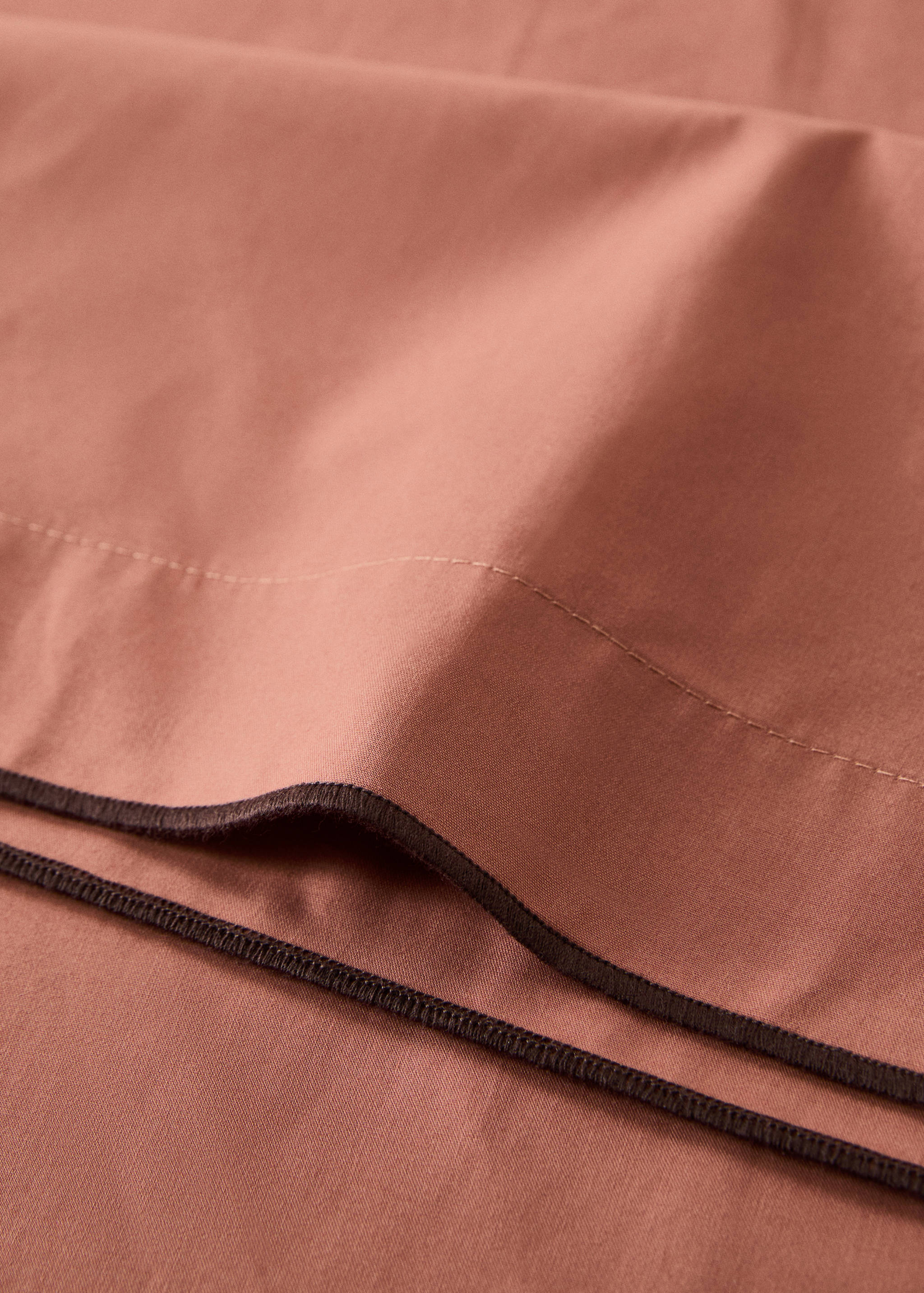 Funda almohada algodón percal overlock 45x110 cm - Detalle del artículo 2