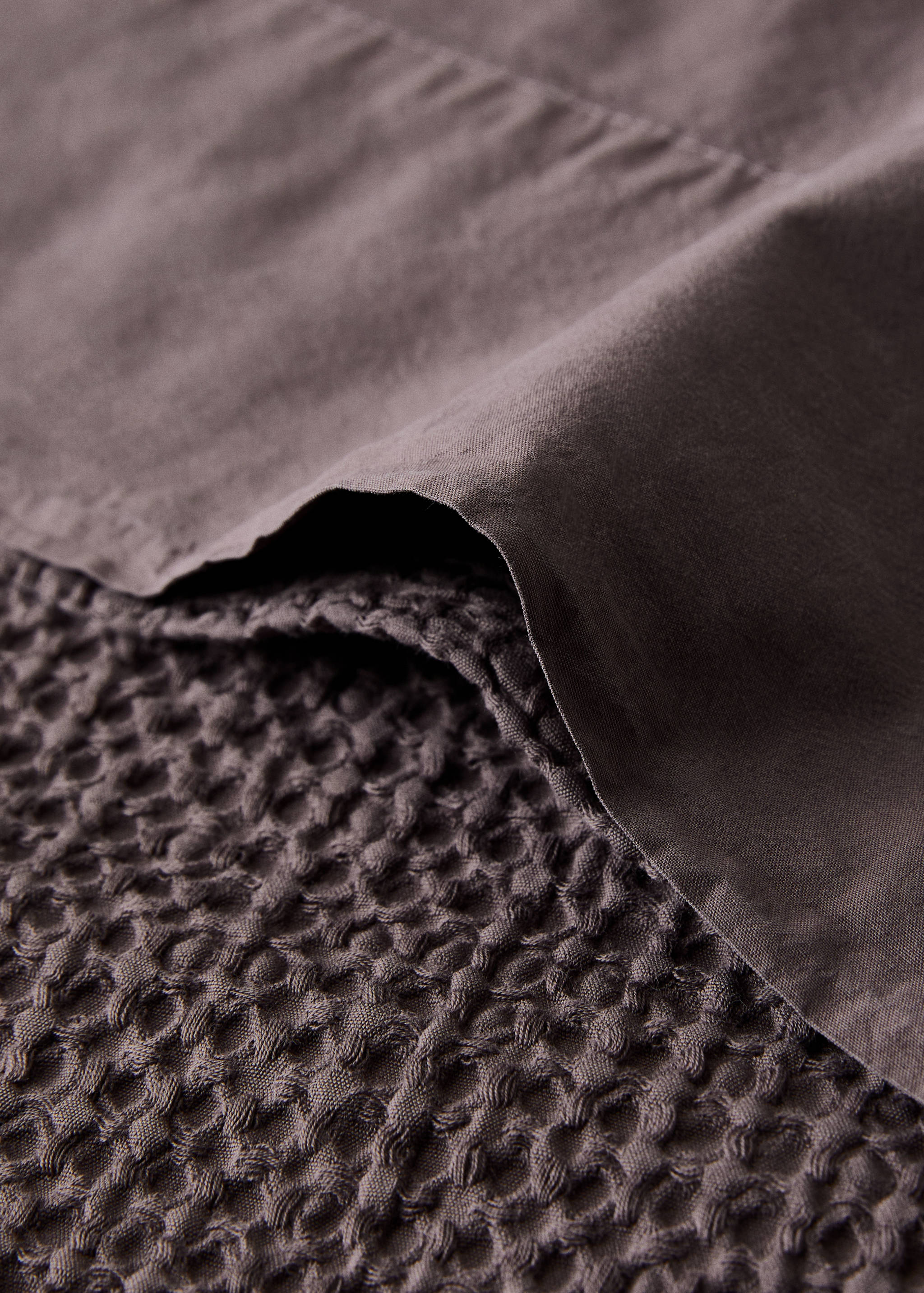 Μαξιλαροθήκη από βαμβακερό περκάλι waffle 45x110 εκ - Λεπτομέρεια του προϊόντος 2