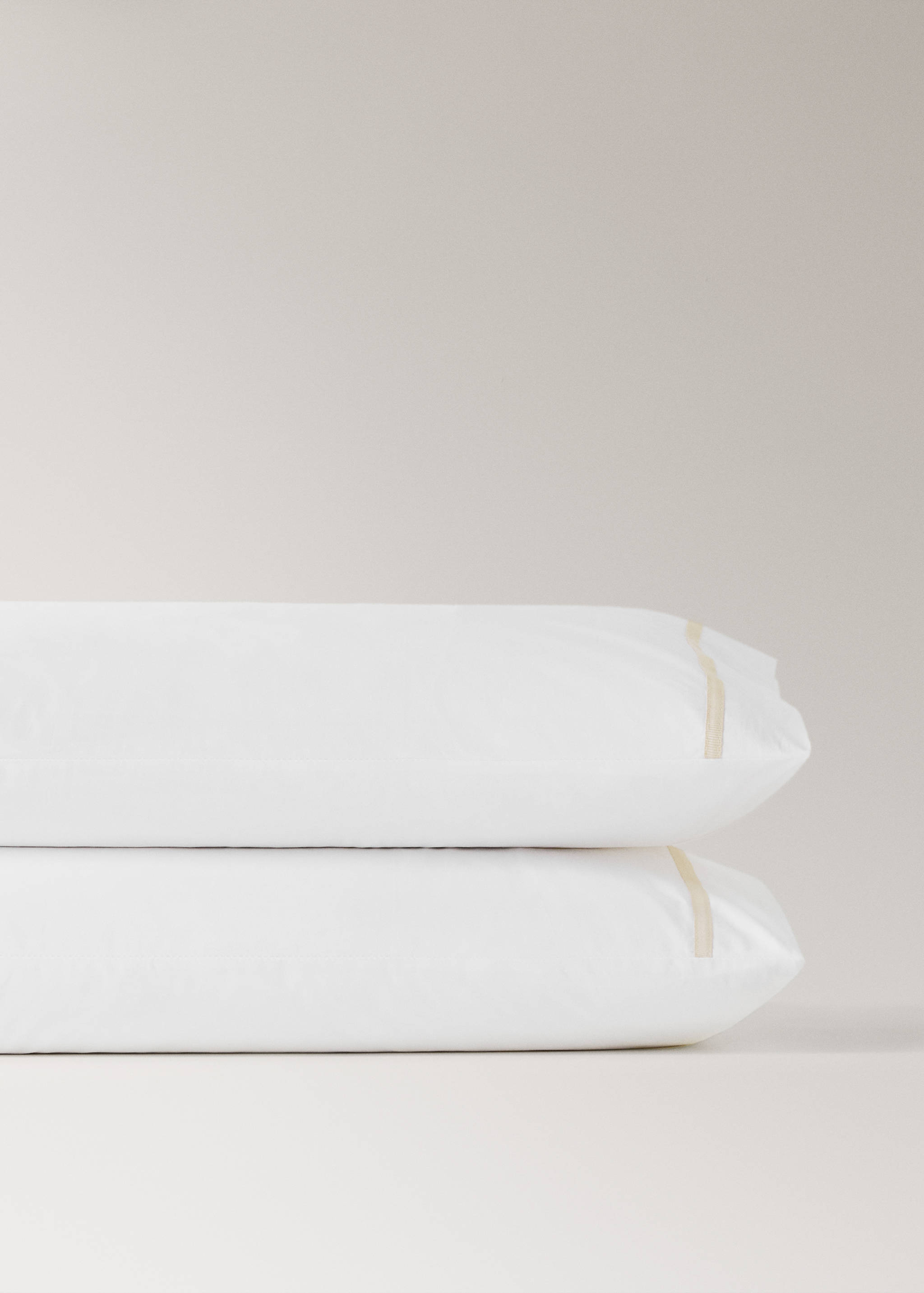 Due federe percalle di cotone 200 fili 50x75 cm - Dettaglio dell'articolo 1