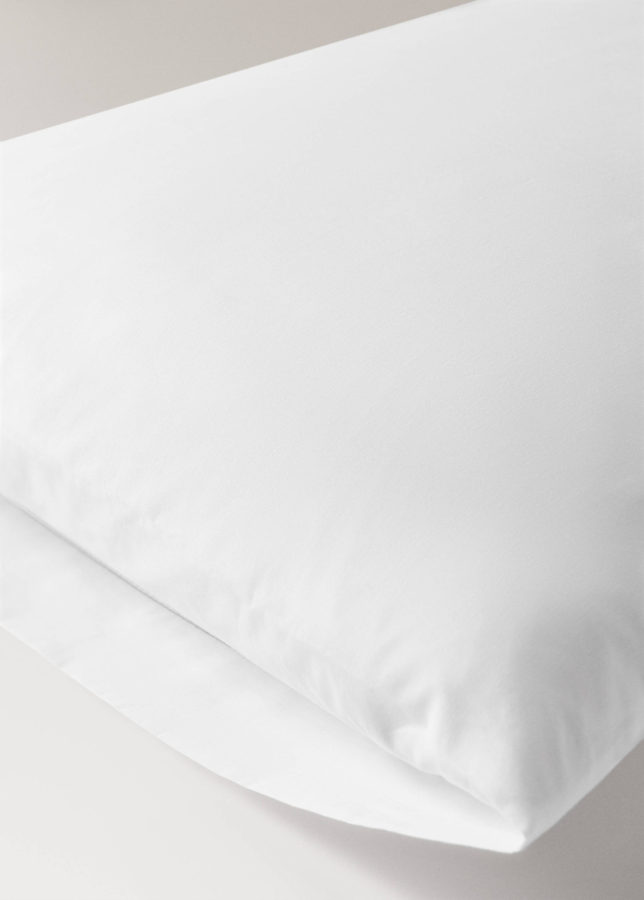 Two 200-thread count percale cotton pillowcases 50x75cm - Details of the article 2