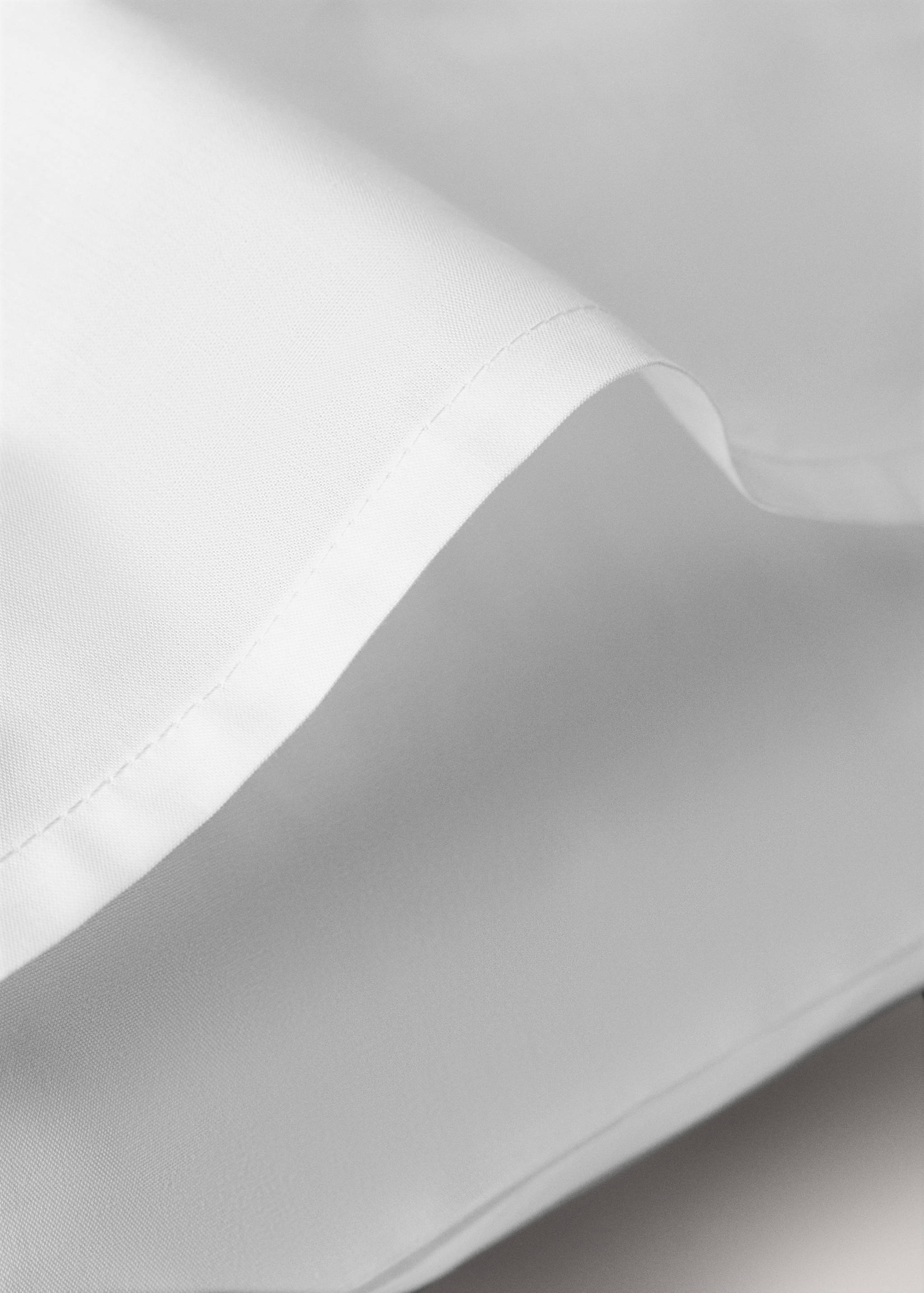 Two 200-thread count percale cotton pillowcases 60x60 cm - Details of the article 3
