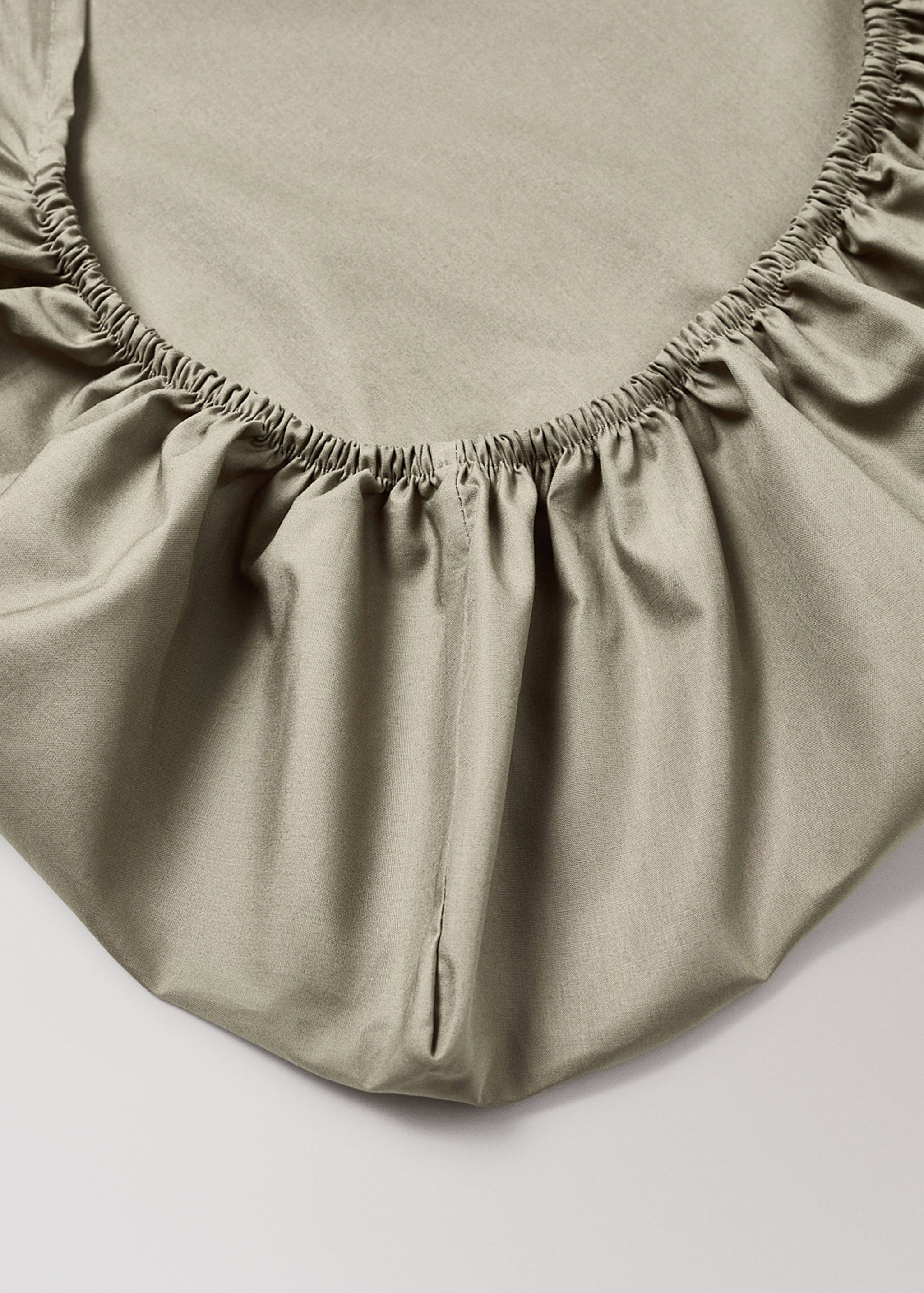 Spannbettlaken aus Baumwoll-Perkal für 90 cm Bett - Detail des Artikels 1