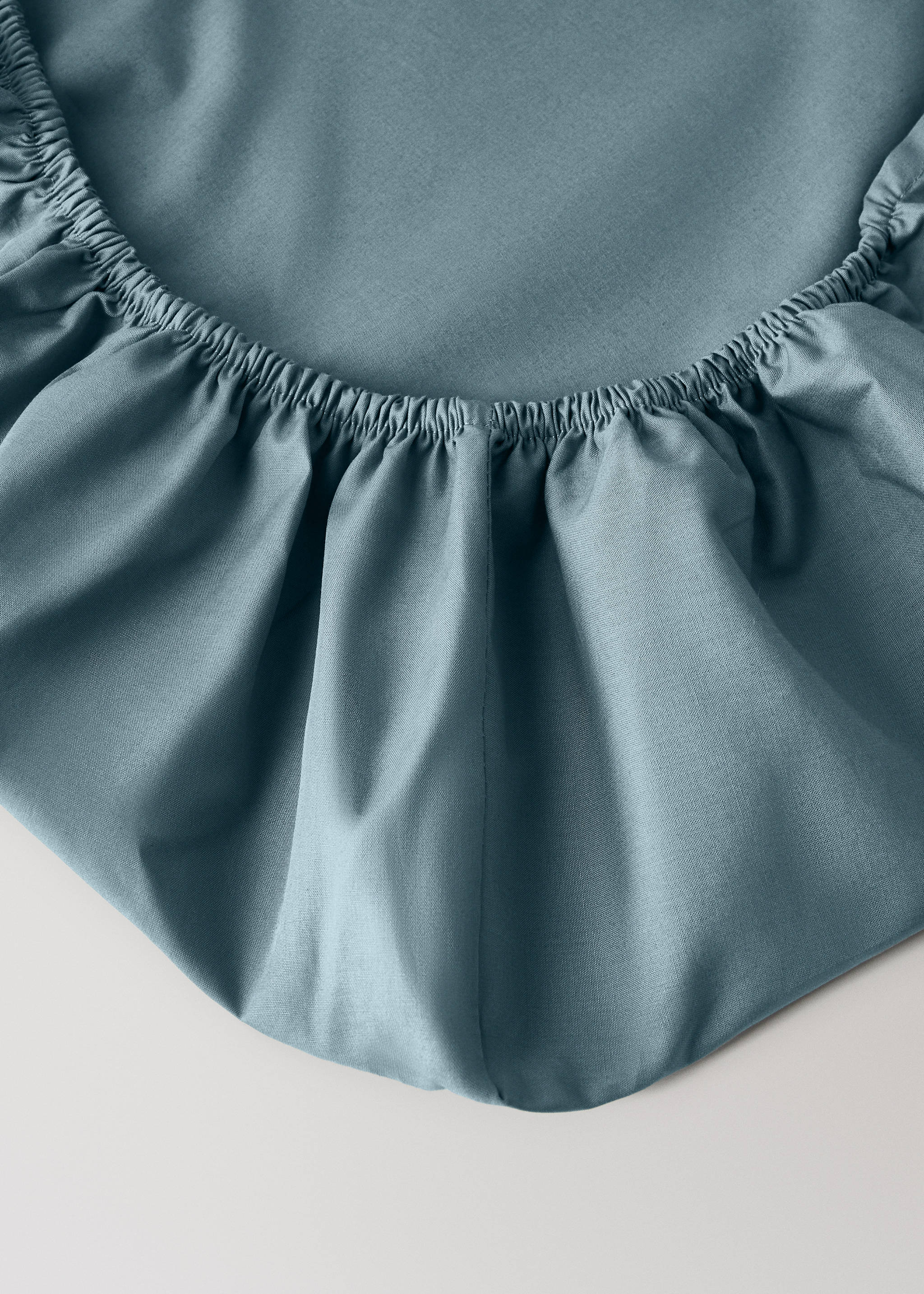 Spannbettlaken aus Baumwoll-Perkal für 90 cm Bett - Detail des Artikels 1