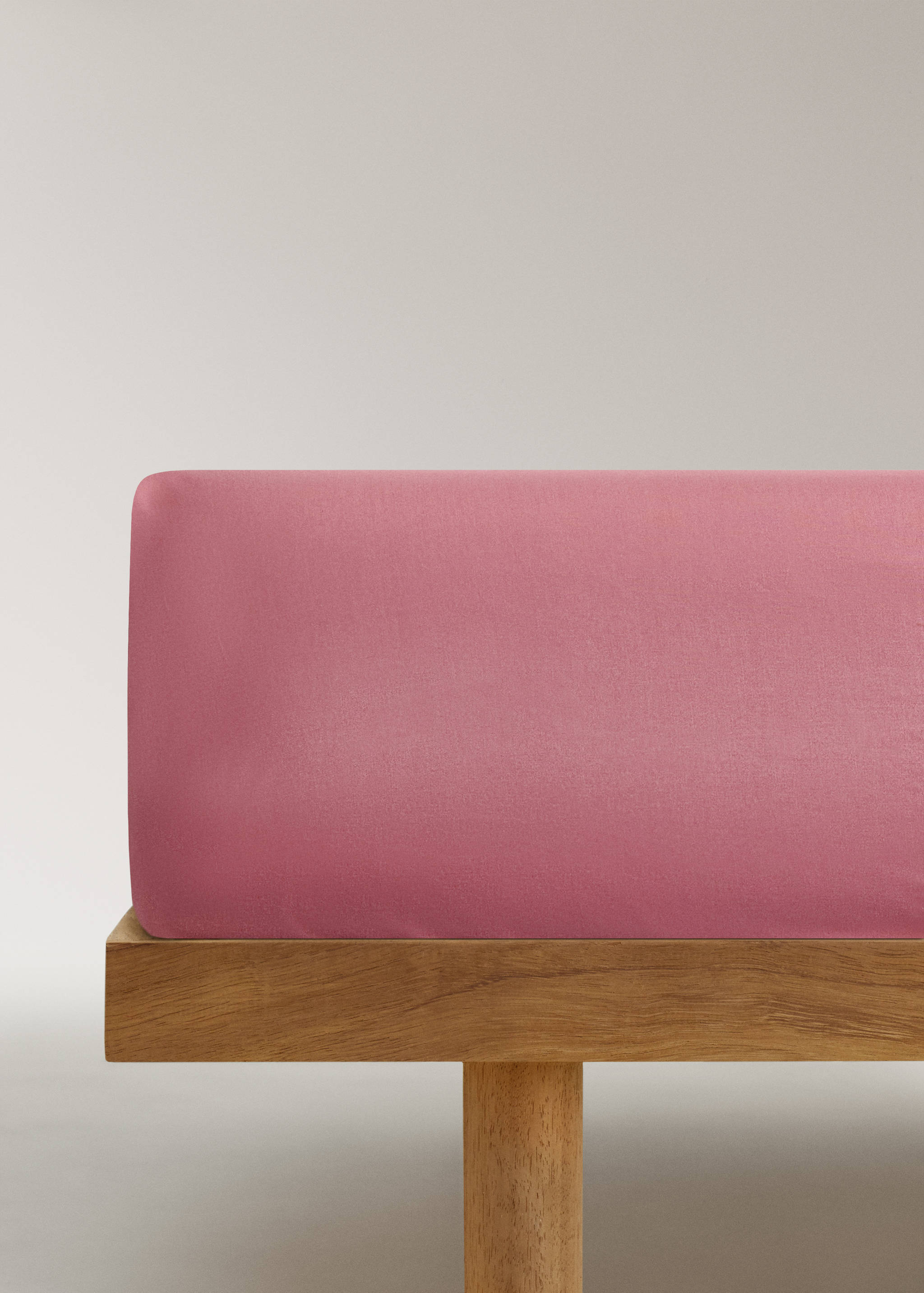 Spannbettlaken aus Baumwoll-Perkal für 90 cm Bett - Artikel ohne Model