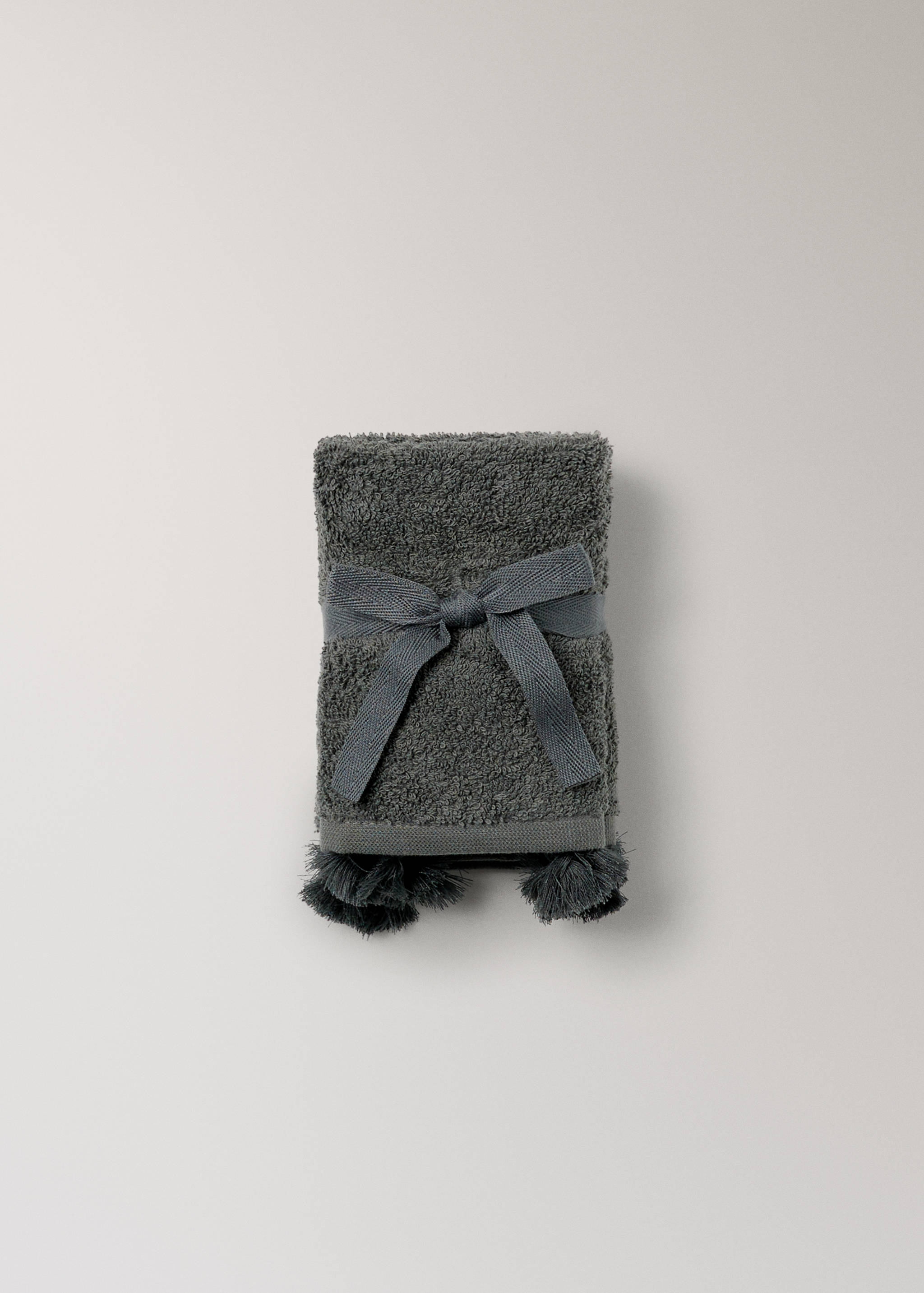 Set of 3 towels with pom-pom - Details of the article 4