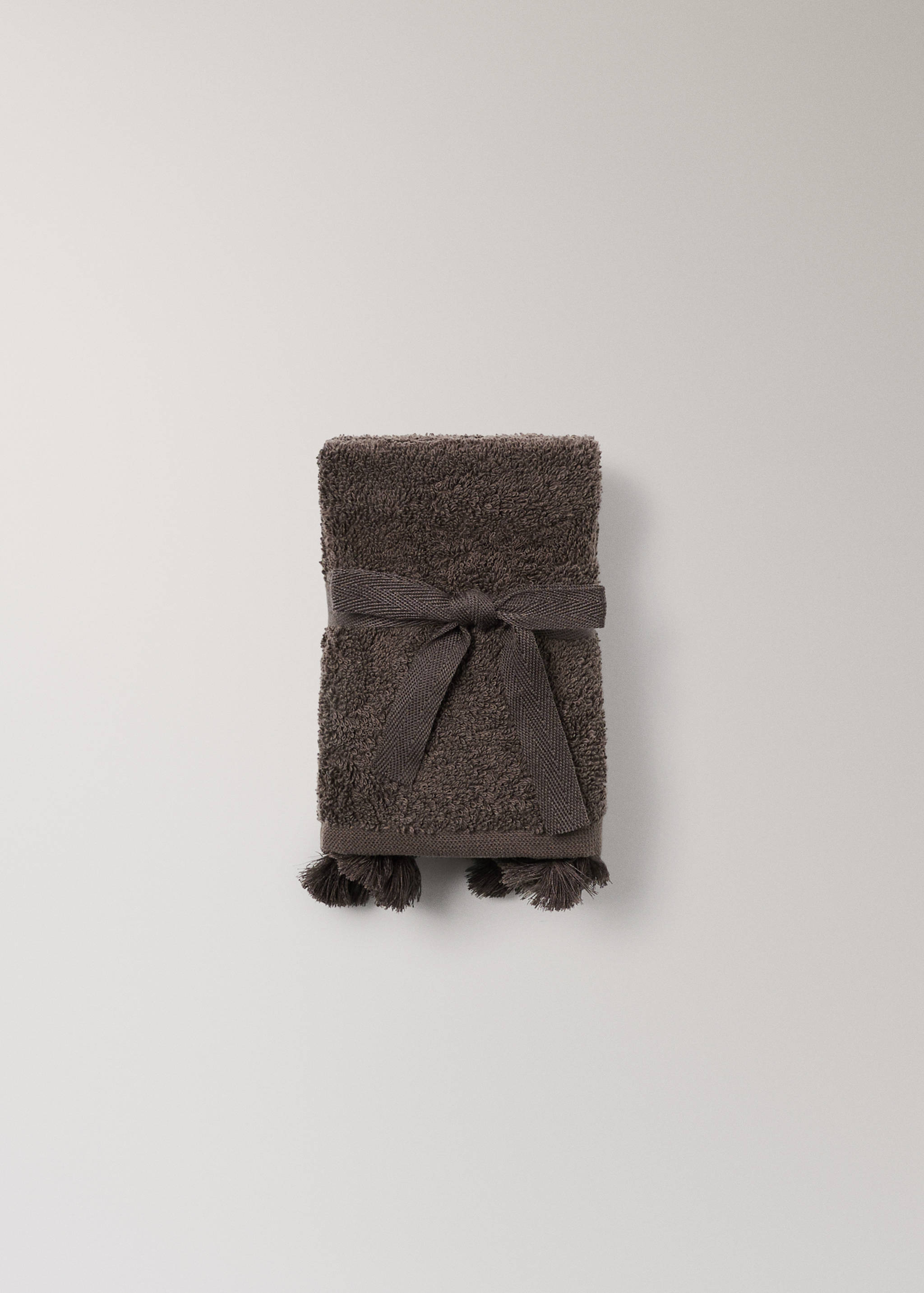 Set of 3 towels with pom-pom - Details of the article 4