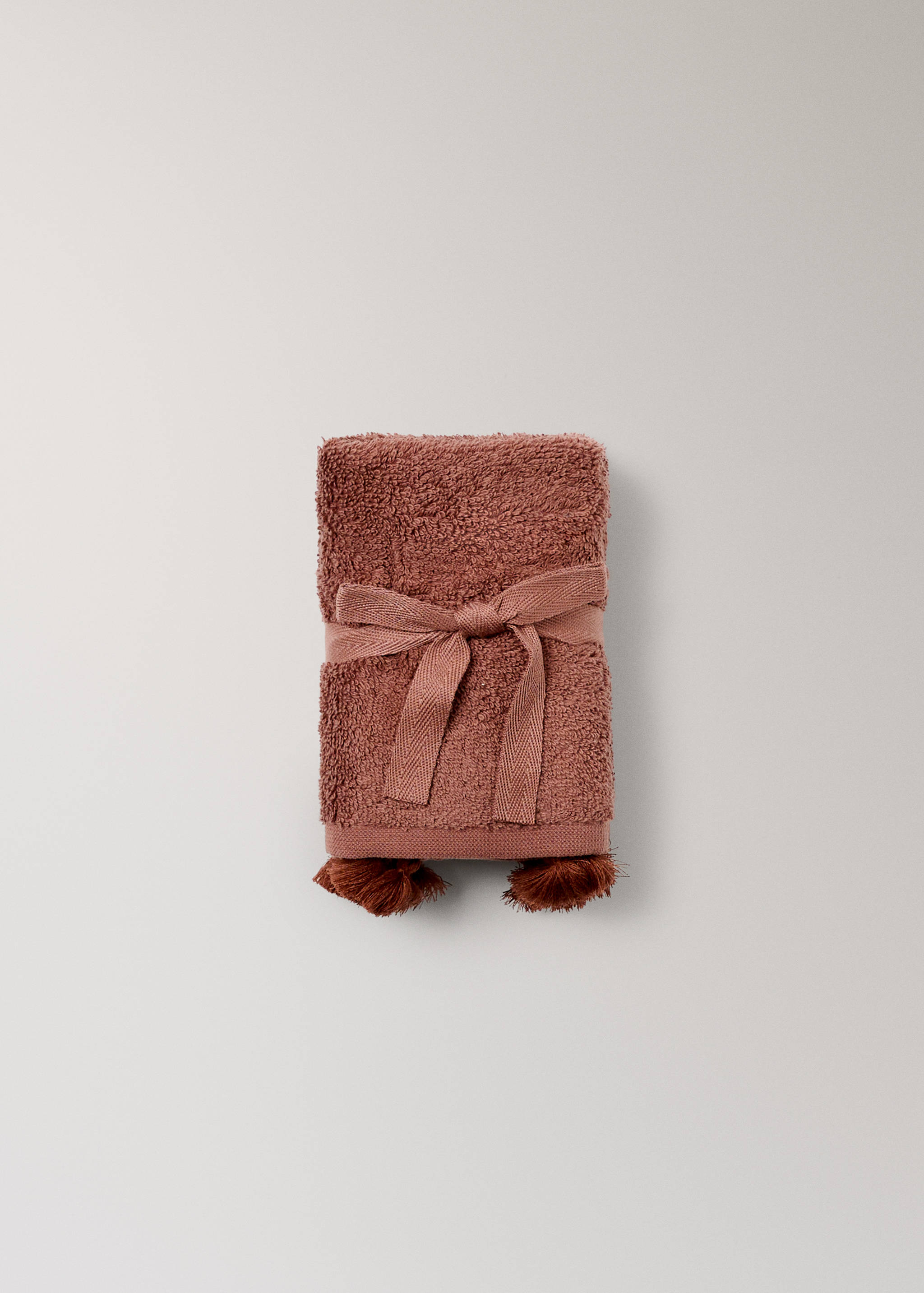 Set of 3 towels with pom-pom - Details of the article 4