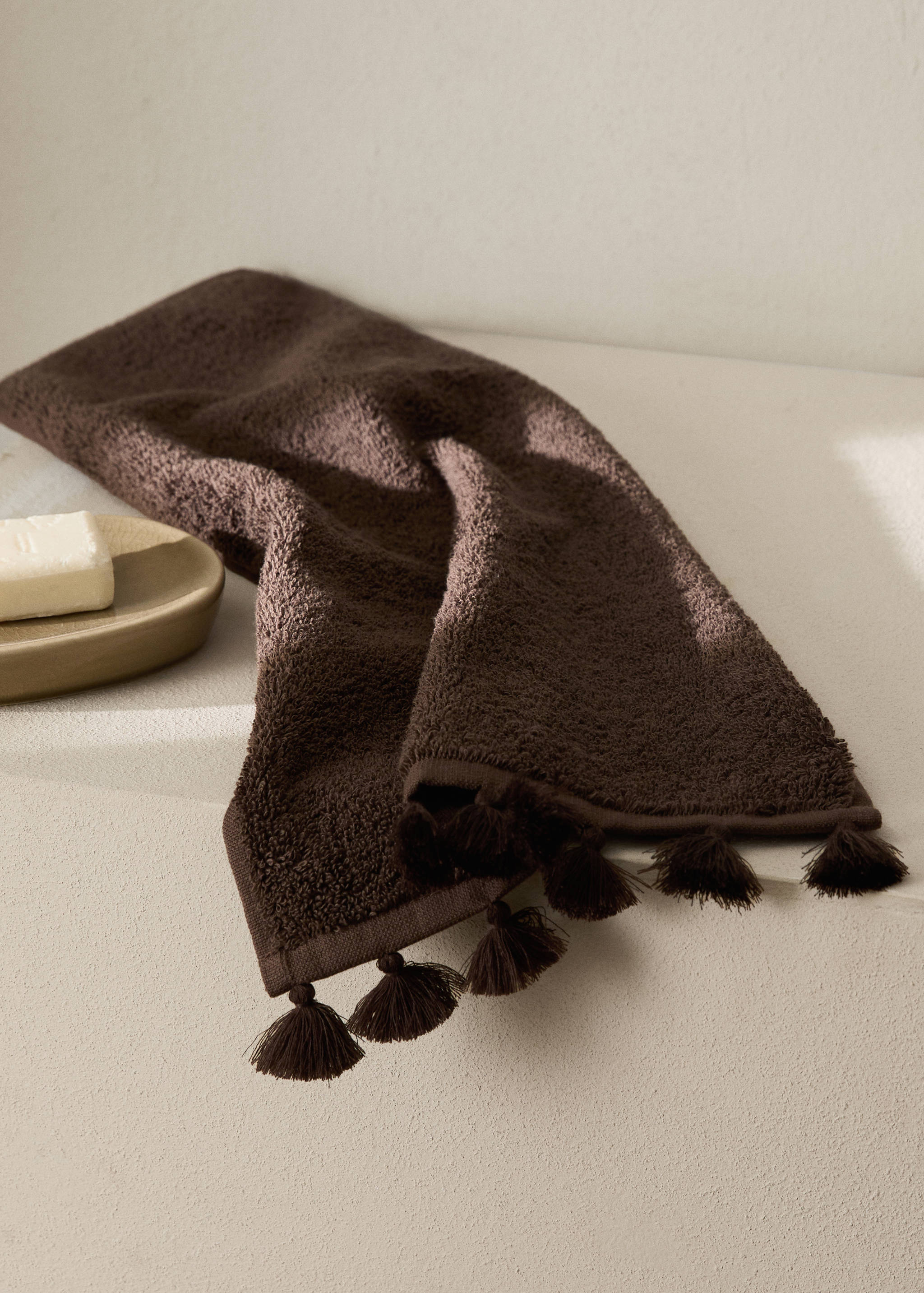 Guest towel with pom-pom - General plane