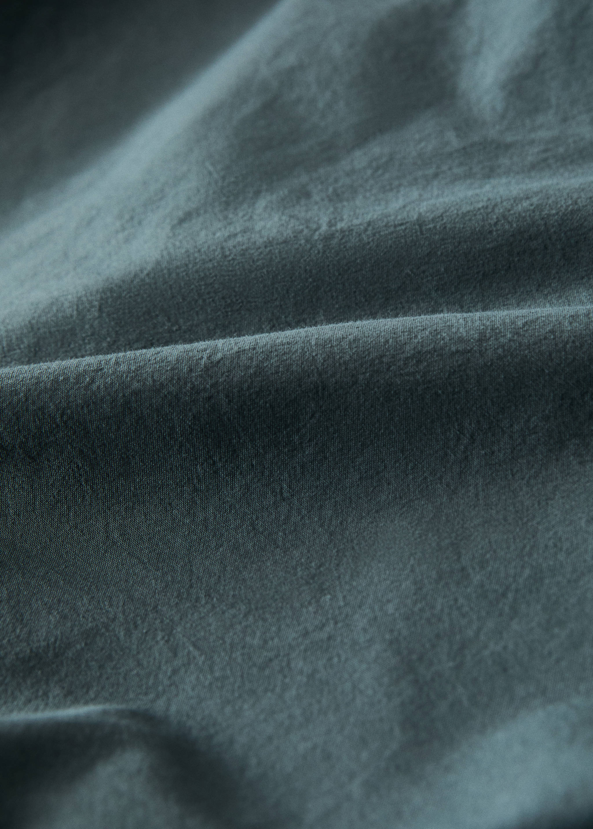 Washed cotton fitted sheet for 135/140 cm bed - Details of the article 2