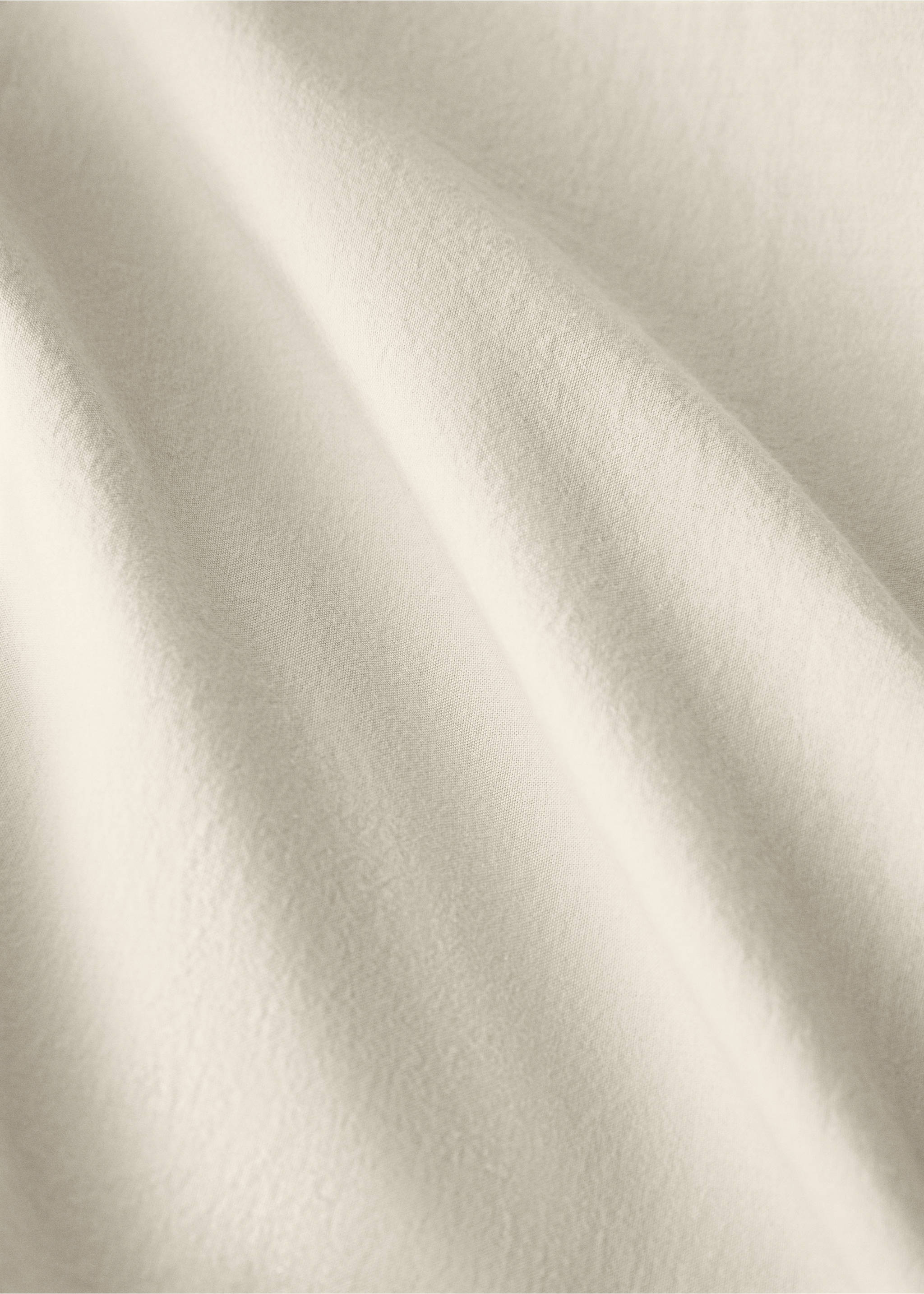 Children's washed cotton fitted sheet for 90 cm bed - Details of the article 2, Pastel Green. Ref: 17041579-00.