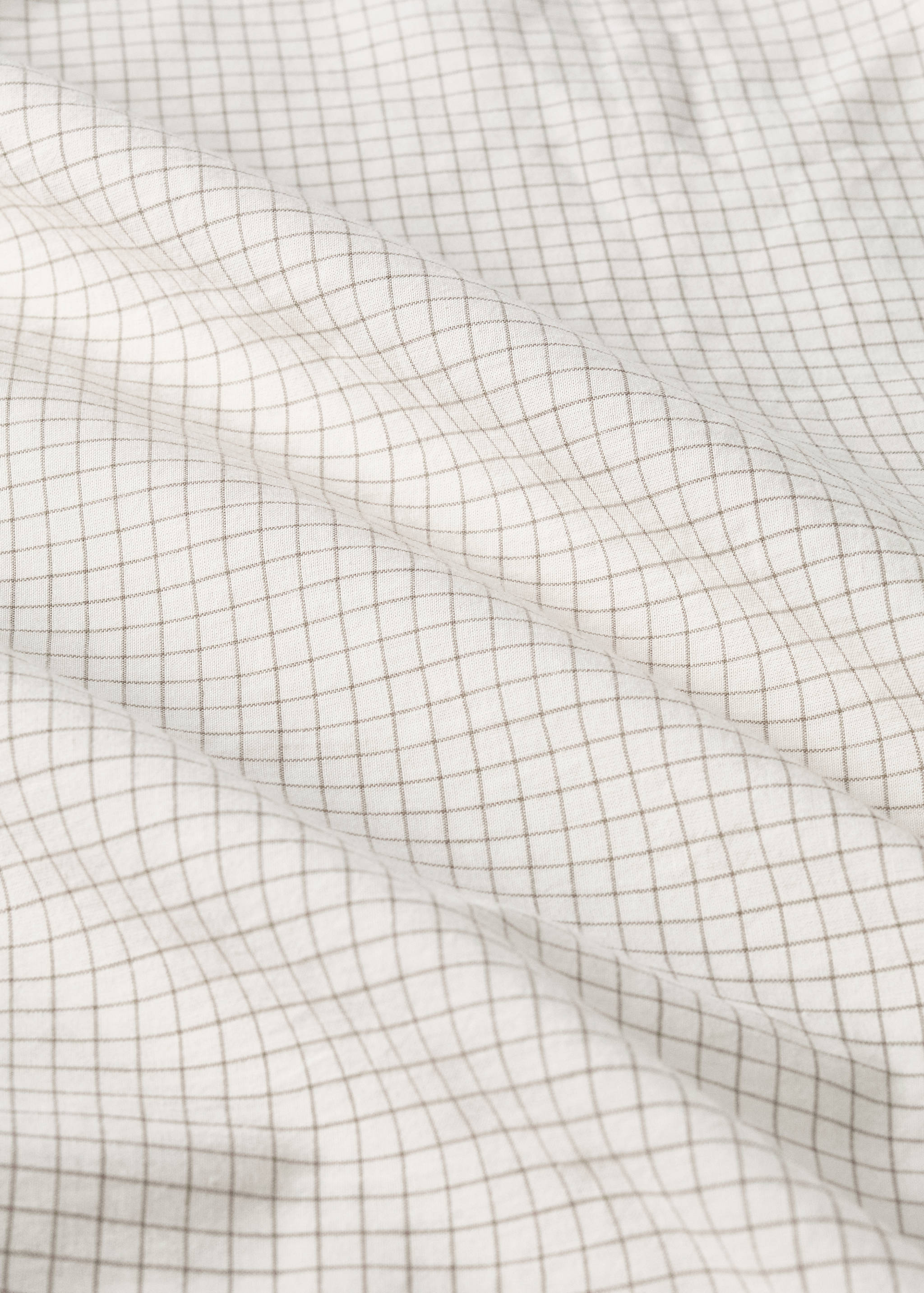 Cotton yarn-dyed fitted sheet for children's 90 cm bed - Details of the article 2