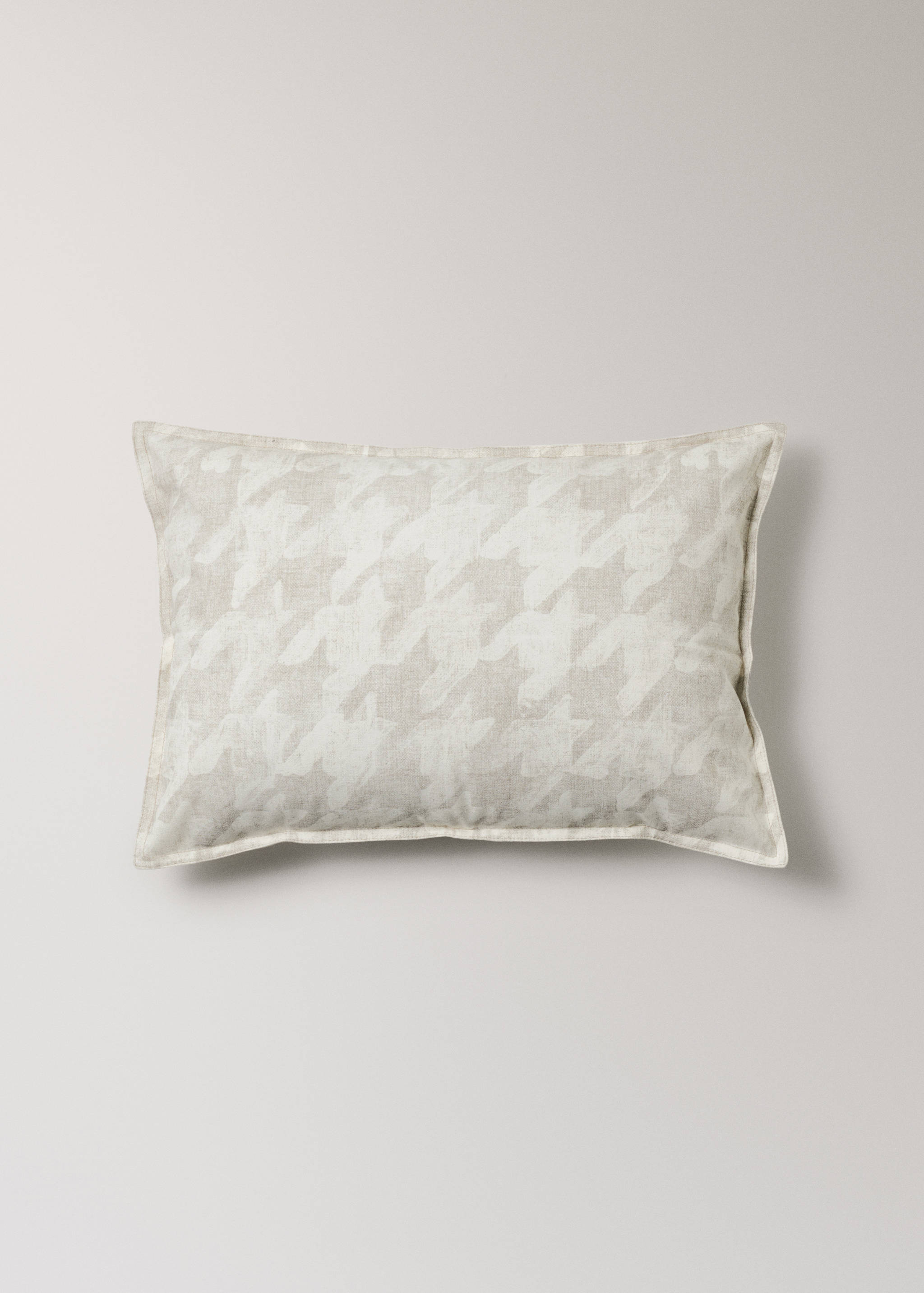 Houndstooth-print cushion cover - Article without model