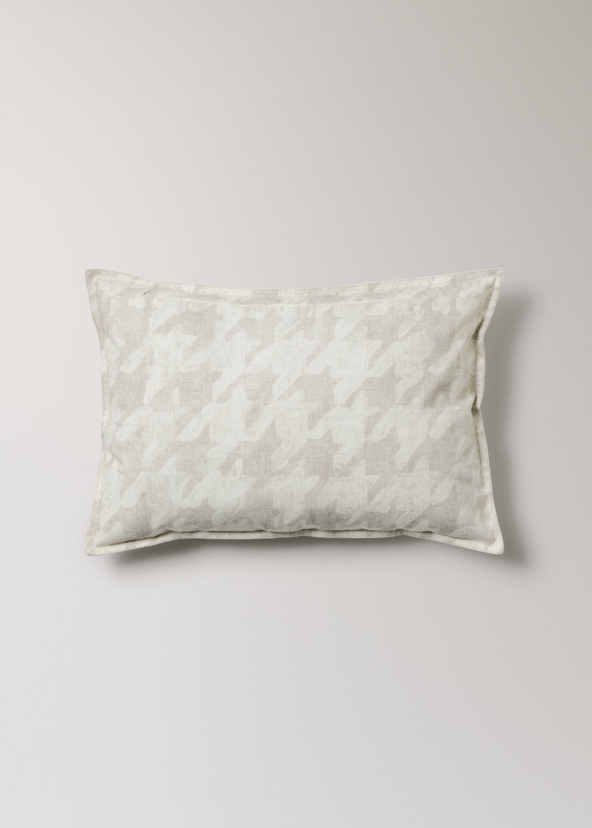 Houndstooth-print cushion cover - Details of the article 1