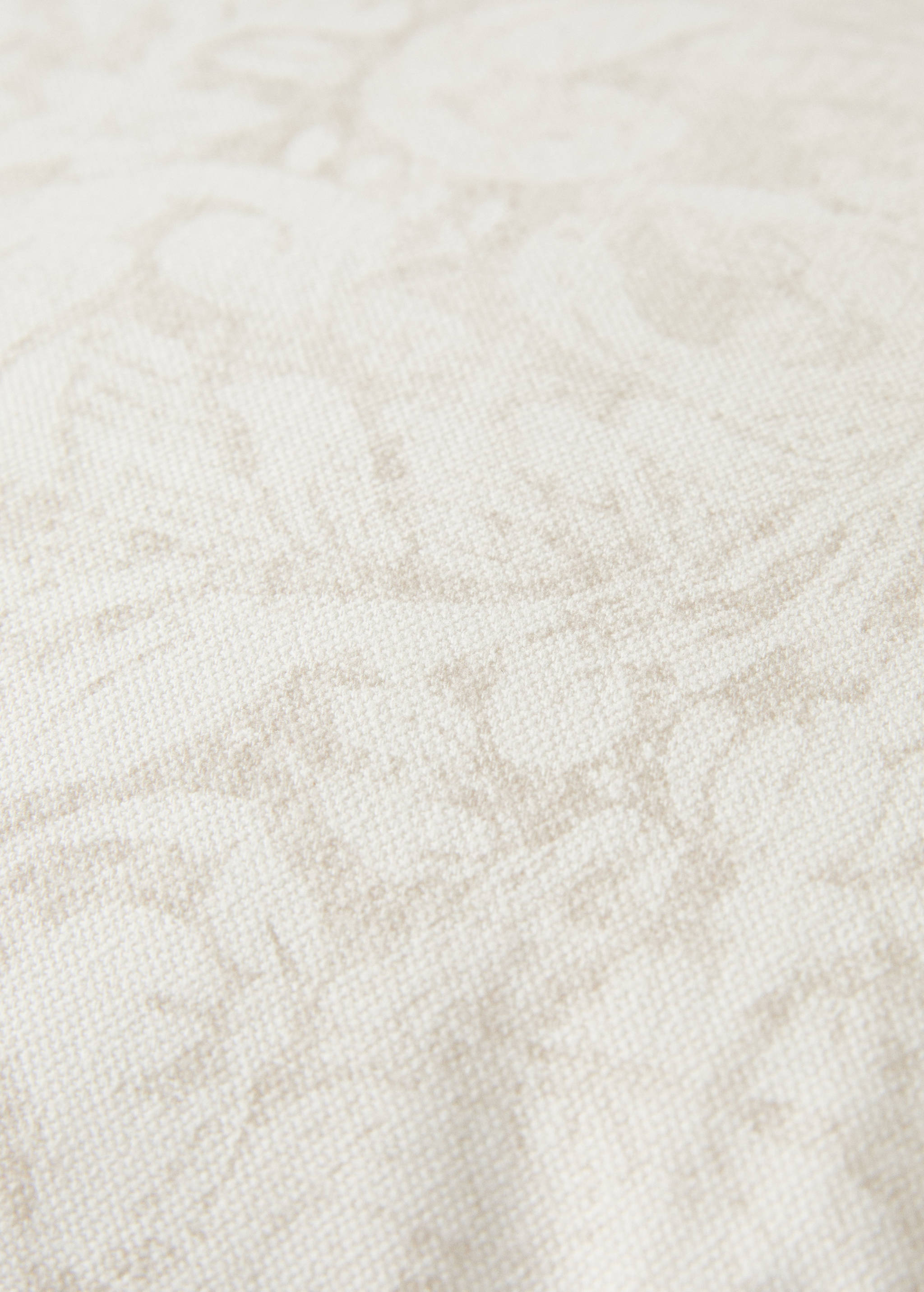 Capa de almofada decorativa de lona de algodão com estampado floral 40x60 cm - Pormenor do artigo 4