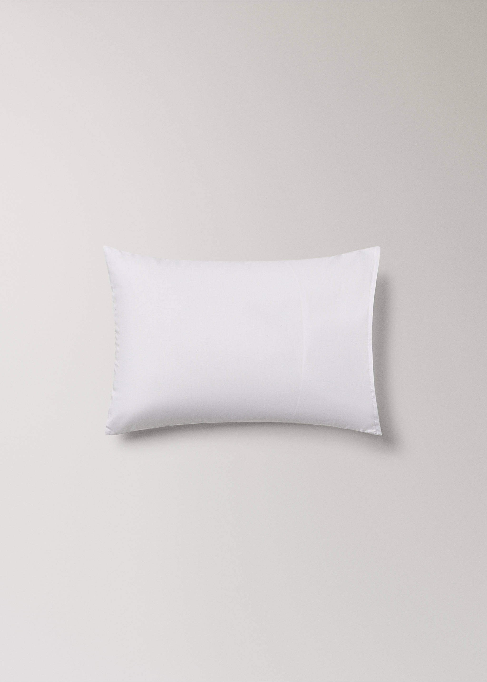 Children's cotton cushion cover with embroidered details 20x30 cm - Details of the article 1, White. Ref: 17041587-00.