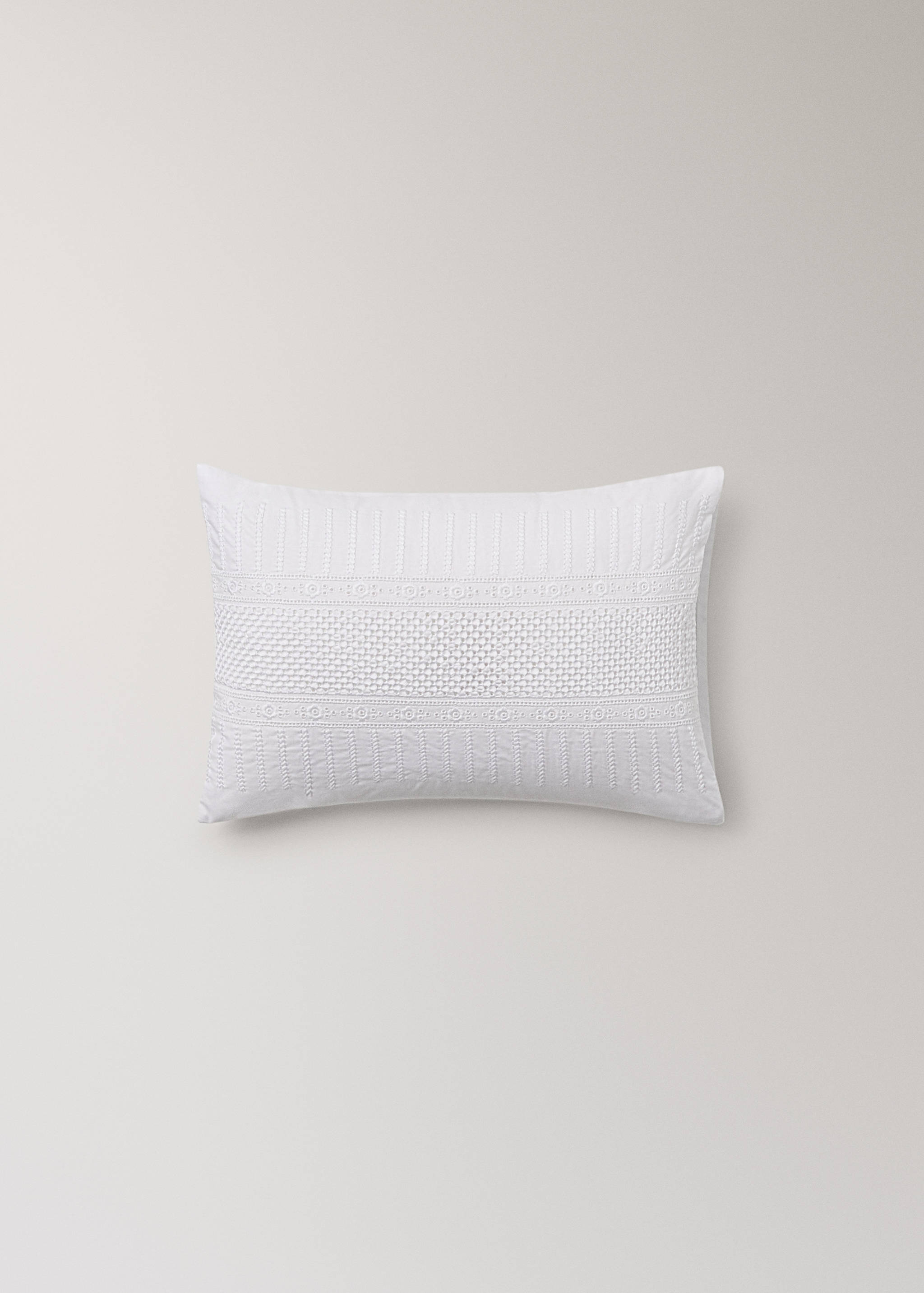 Housse de coussin enfant coton à broderie 20x30 cm - Article sans modèle