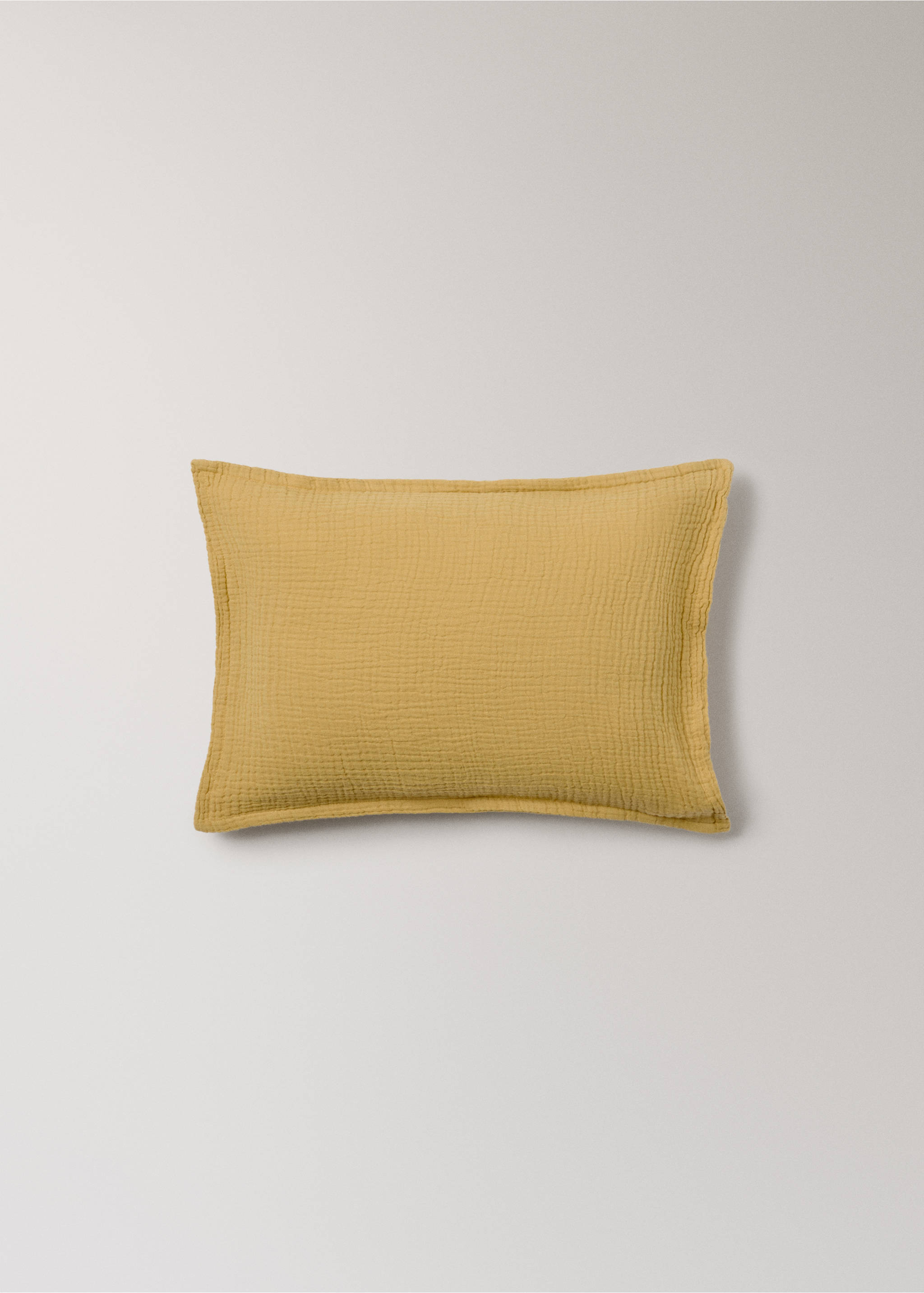 Gauze children's cushion cover 30x40 cm - Article without model, Yellow. Ref: 17041595-00.