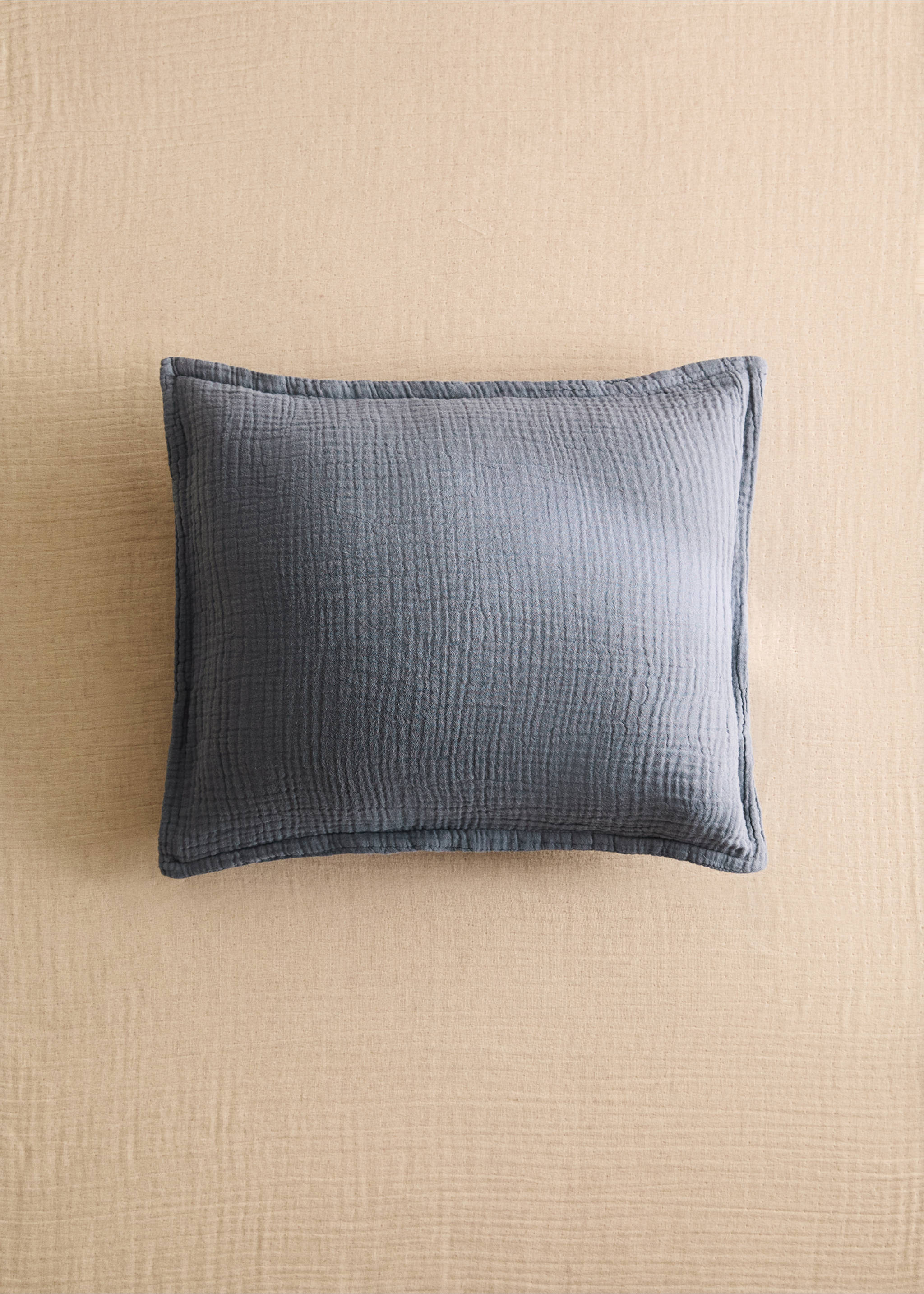 Kuddfodral fär barn i bomullsväv 30x40 cm - Allmän bild, Bläckblå. Ref: 17041595-00.