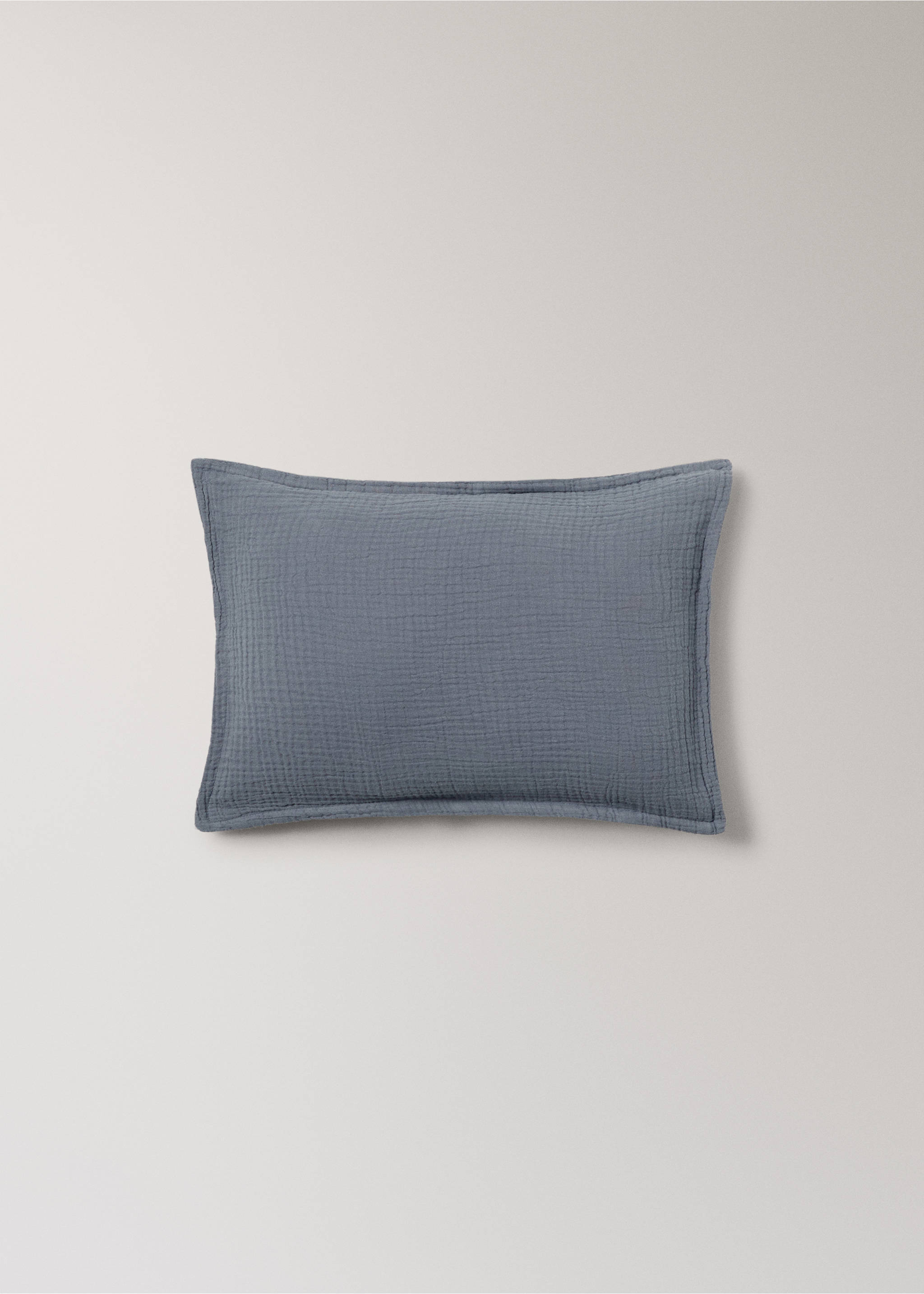 Gauze children's cushion cover 30x40 cm - Article without model, Ink Blue. Ref: 17041595-00.