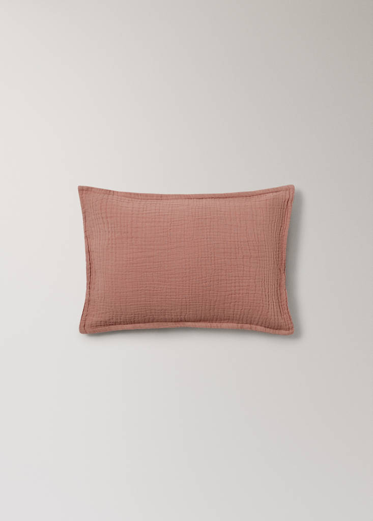 Gauze children's cushion cover 30x40 cm — Cherry