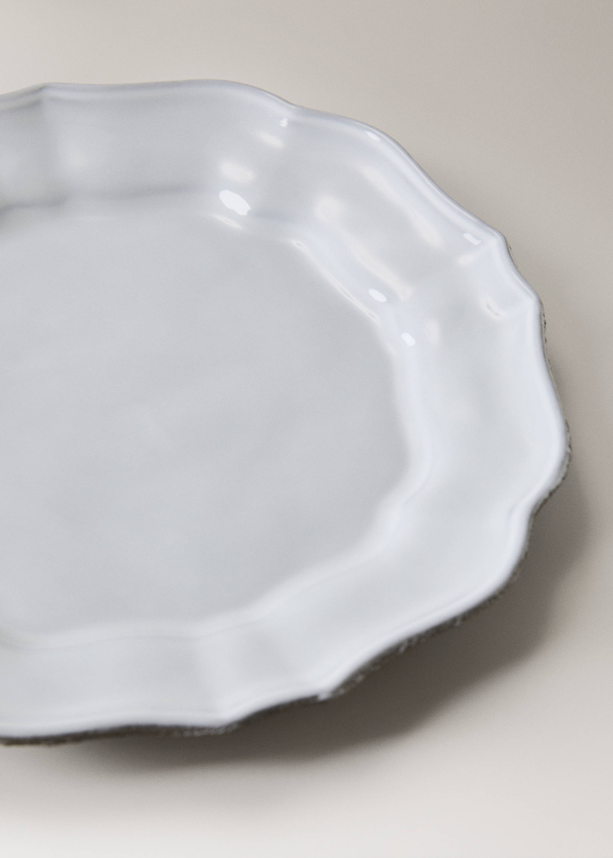 Dessertteller aus recyceltem Gres - Detail des Artikels 1