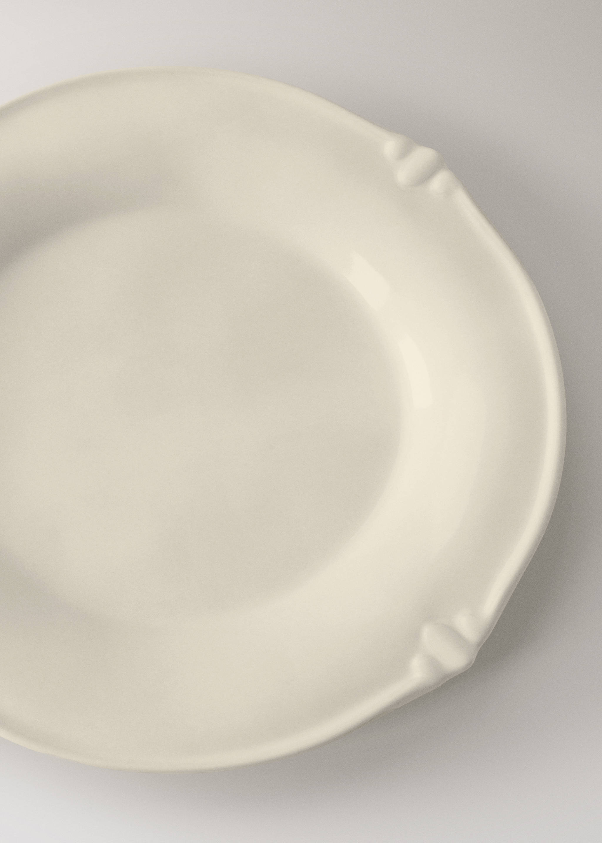 Ovaler Steingut-Teller - Detail des Artikels 2